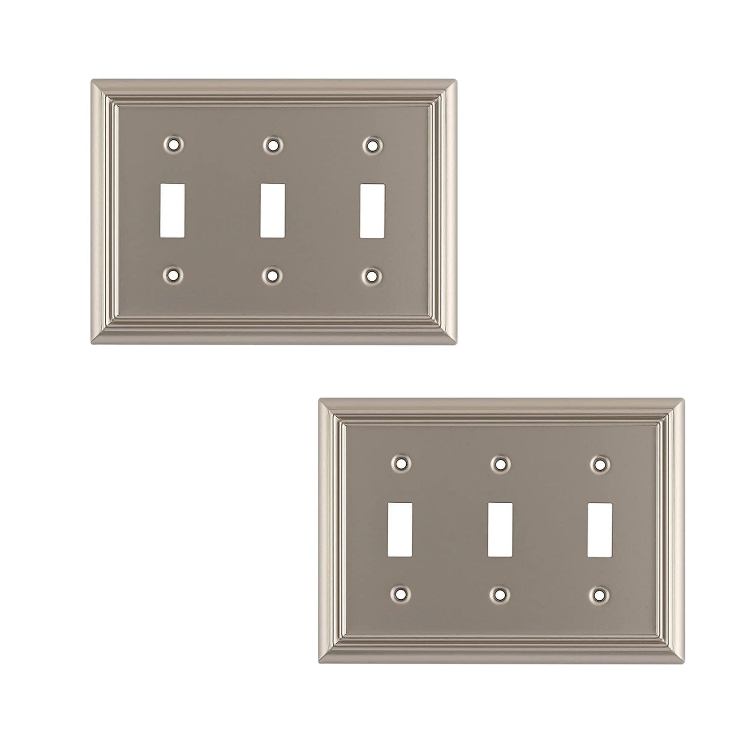 Luxe Essence Wall Plate Collection - Satin Nickel