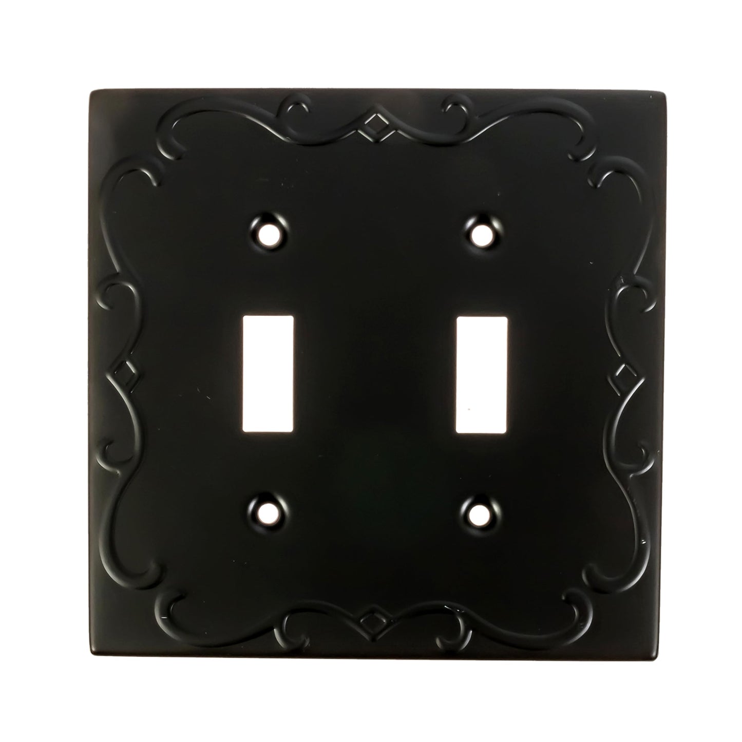 Regal Scrollwork Wall Plate Collection - Black