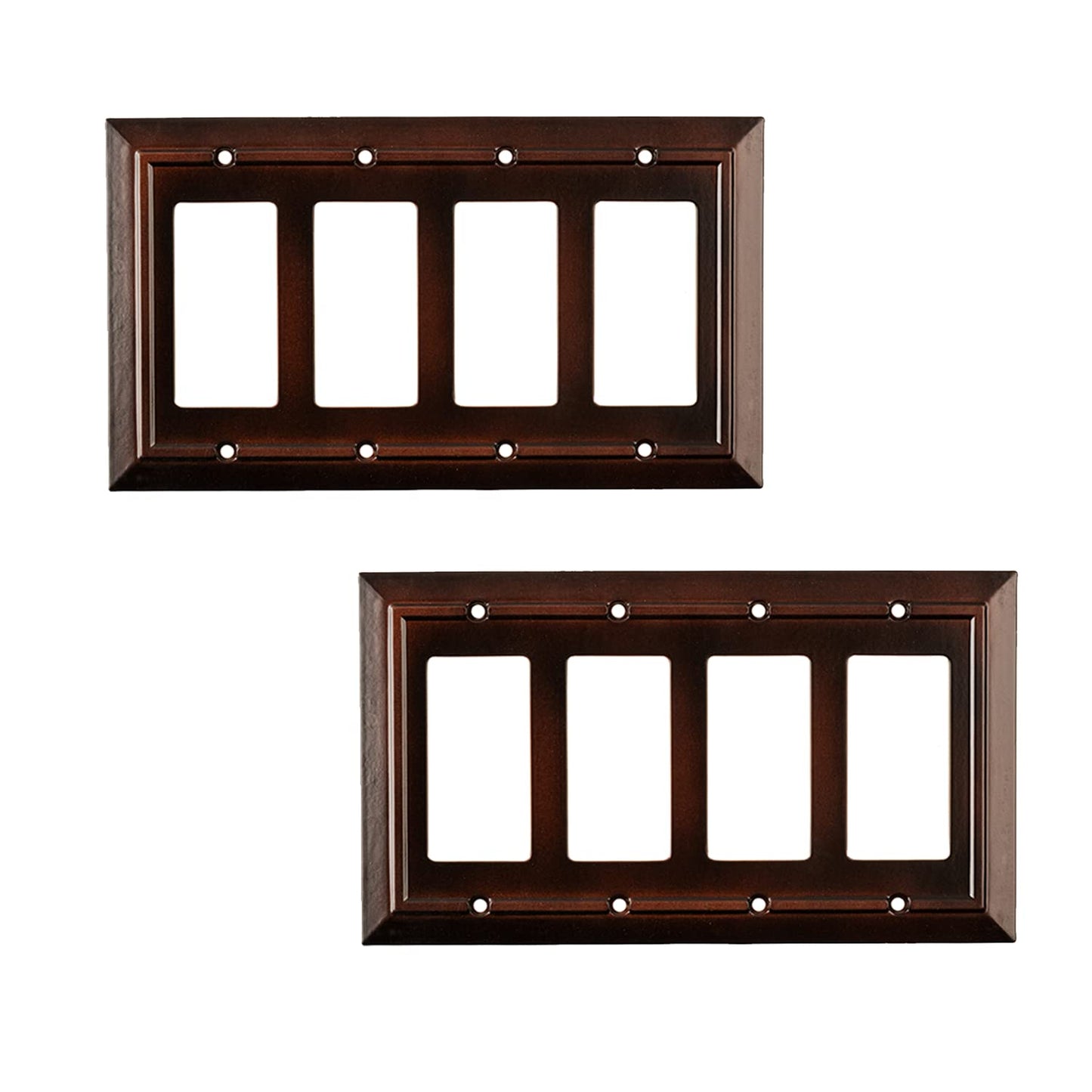 Moderno Elegance Wall Plate Collection - Mahogany