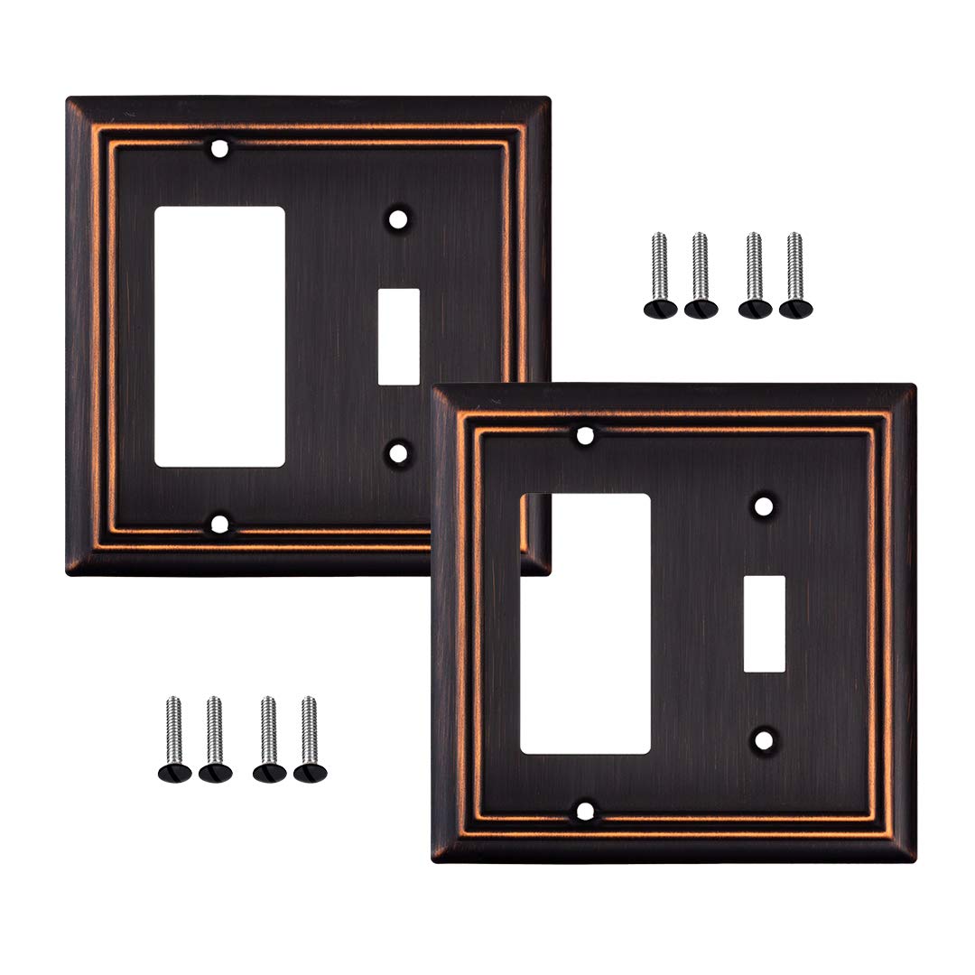 Luxe Essence Wall Plate Collection - Oil Rubbed Bronze