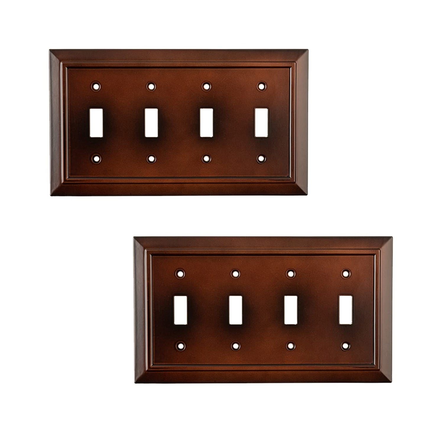 Moderno Elegance Wall Plate Collection - Mahogany