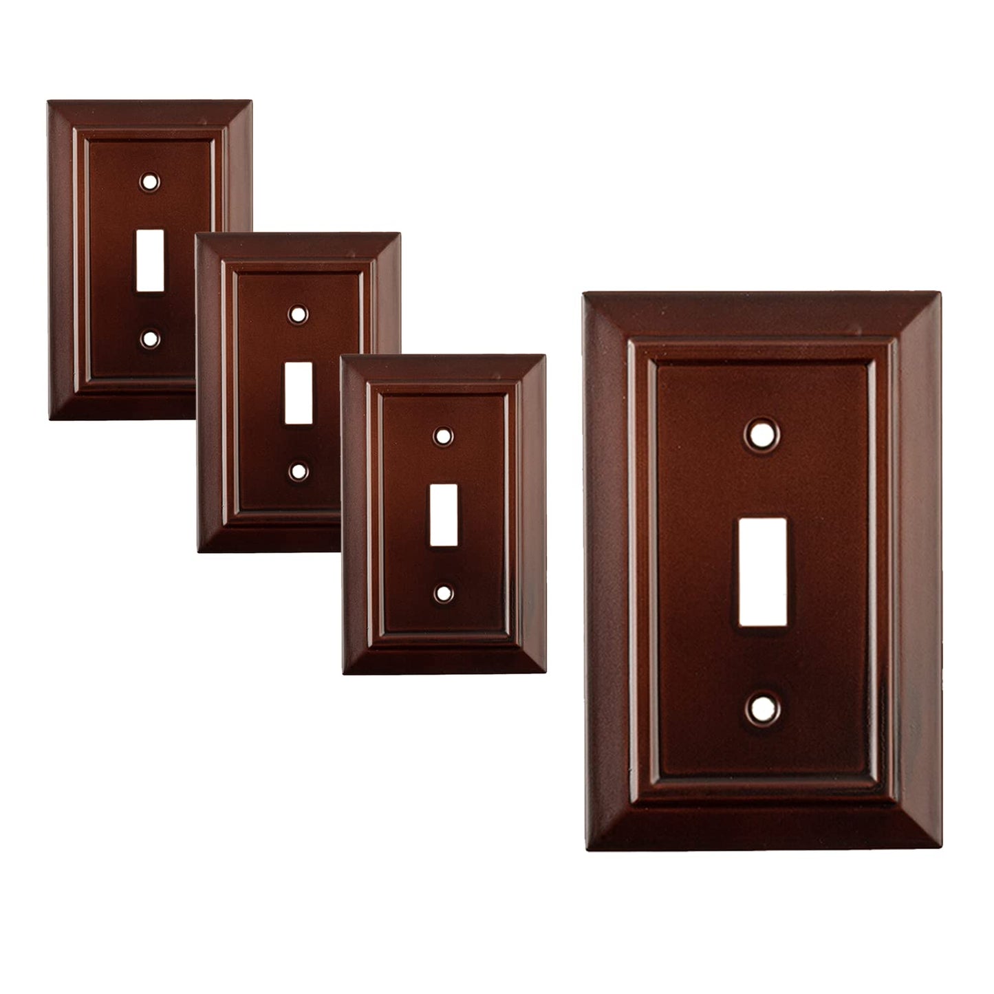 Moderno Elegance Wall Plate Collection - Mahogany