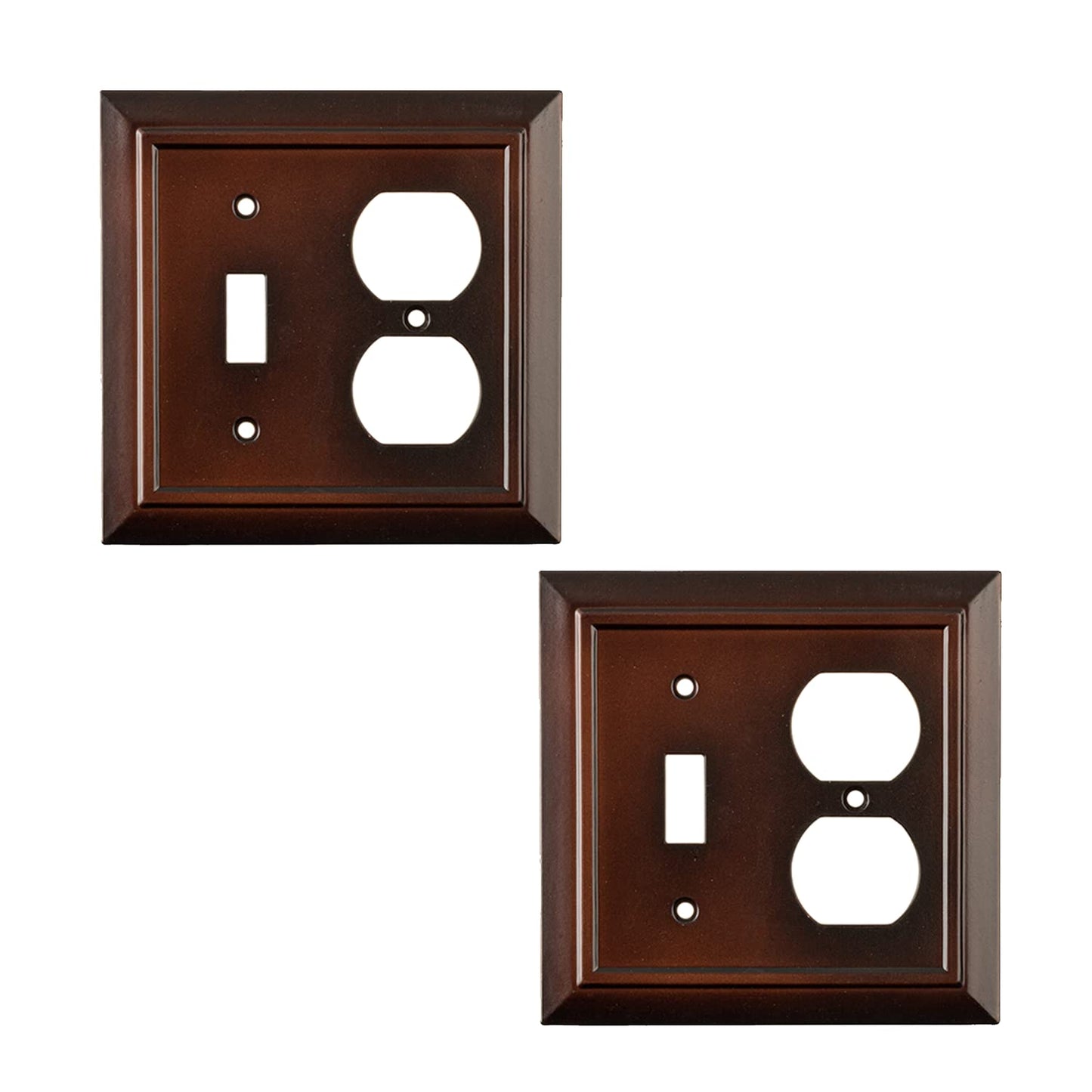 Moderno Elegance Wall Plate Collection - Mahogany