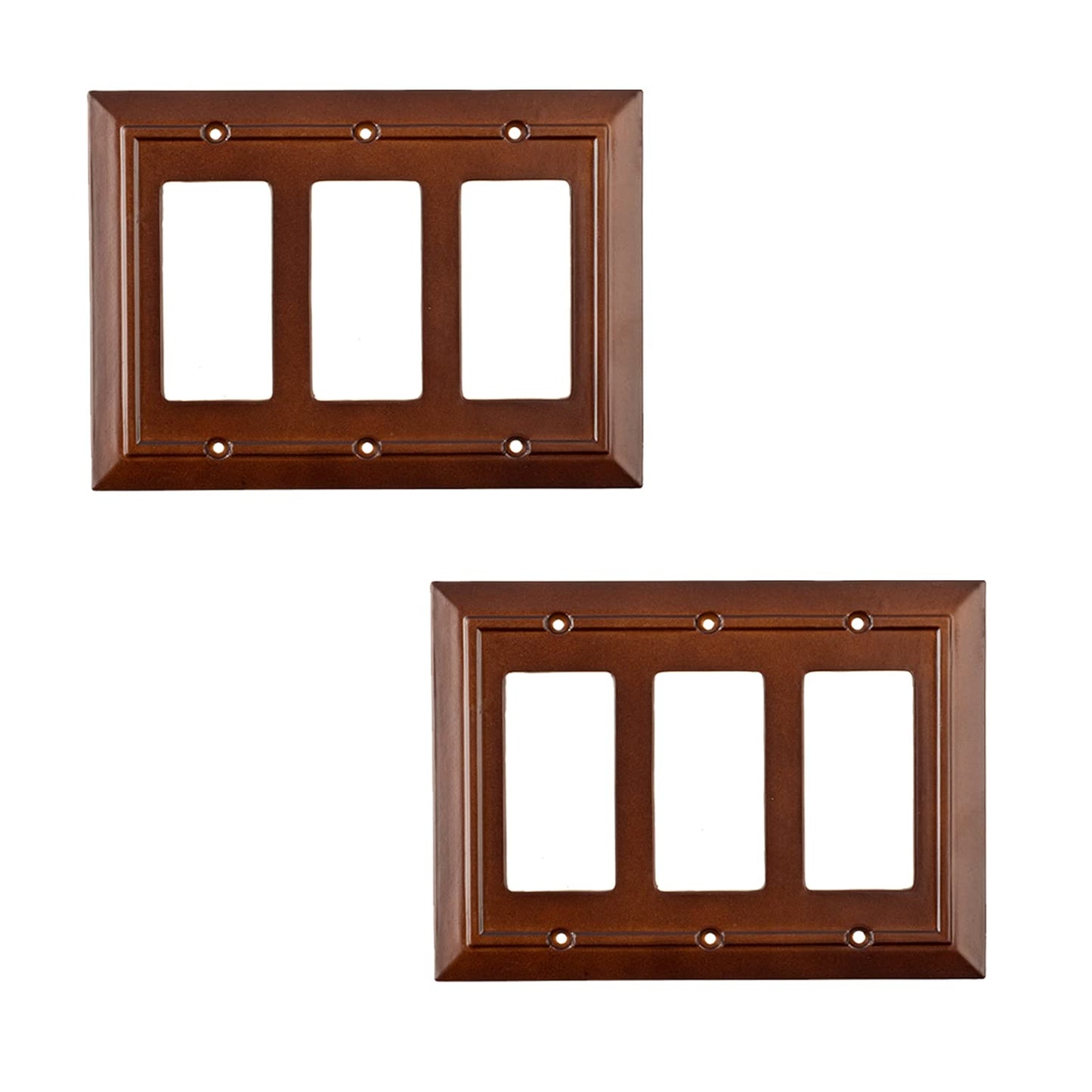Moderno Elegance Wall Plate Collection - Mahogany