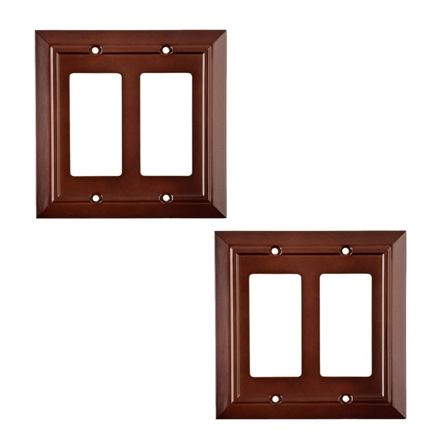 Moderno Elegance Wall Plate Collection - Mahogany