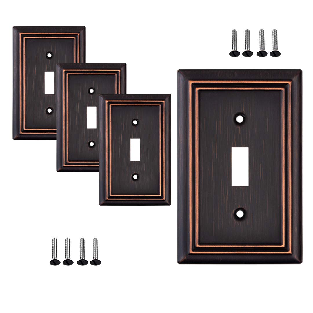 Luxe Essence Wall Plate Collection - Oil Rubbed Bronze