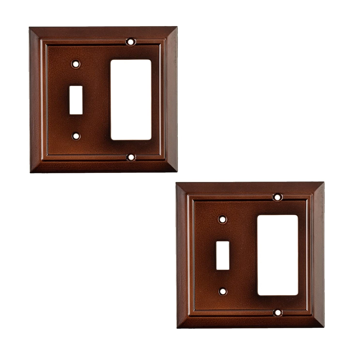 Moderno Elegance Wall Plate Collection - Mahogany