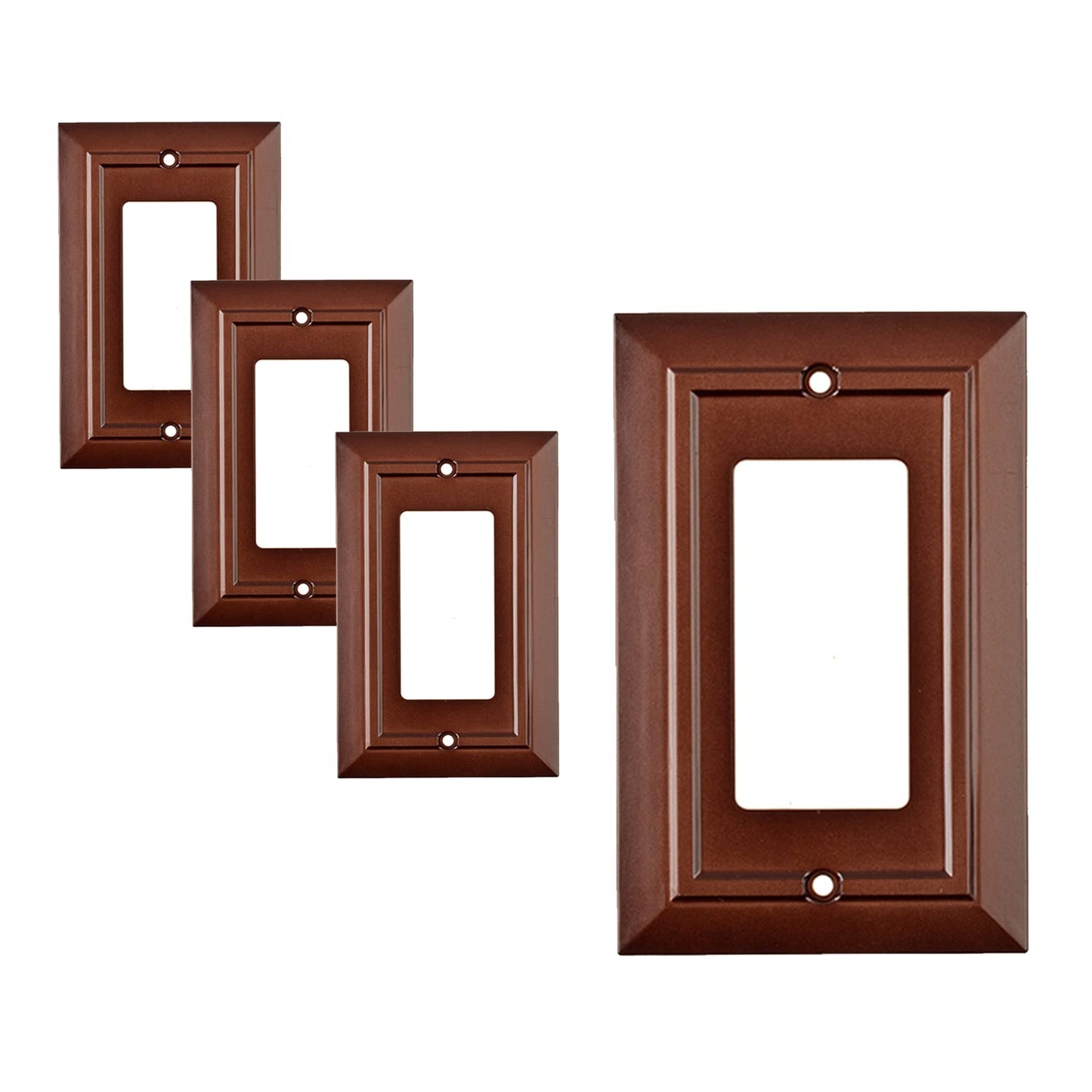 Moderno Elegance Wall Plate Collection - Mahogany