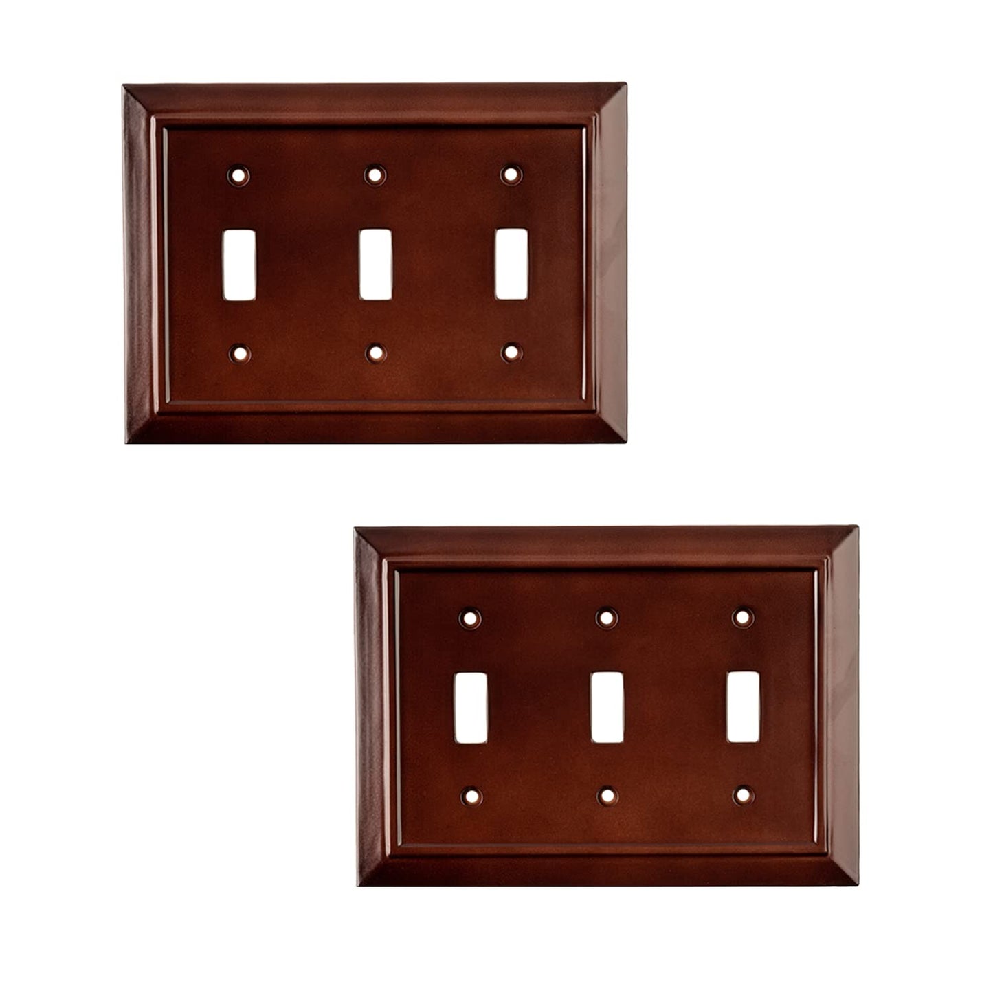 Moderno Elegance Wall Plate Collection - Mahogany