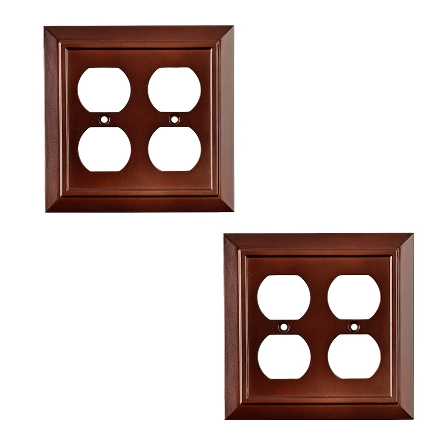 Moderno Elegance Wall Plate Collection - Mahogany