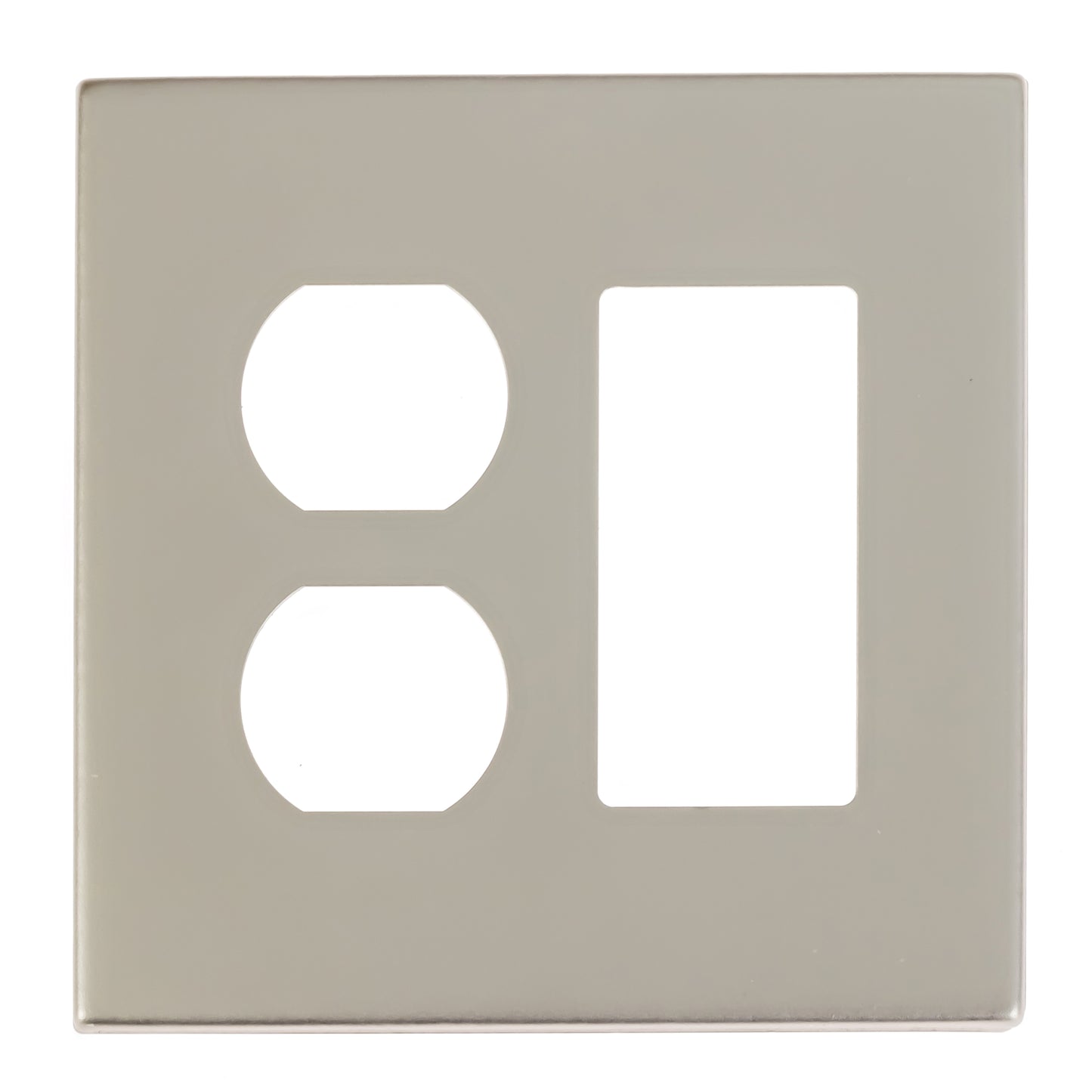 Seamless Elegance Screwless Wall Plate Collection - Satin Nickel