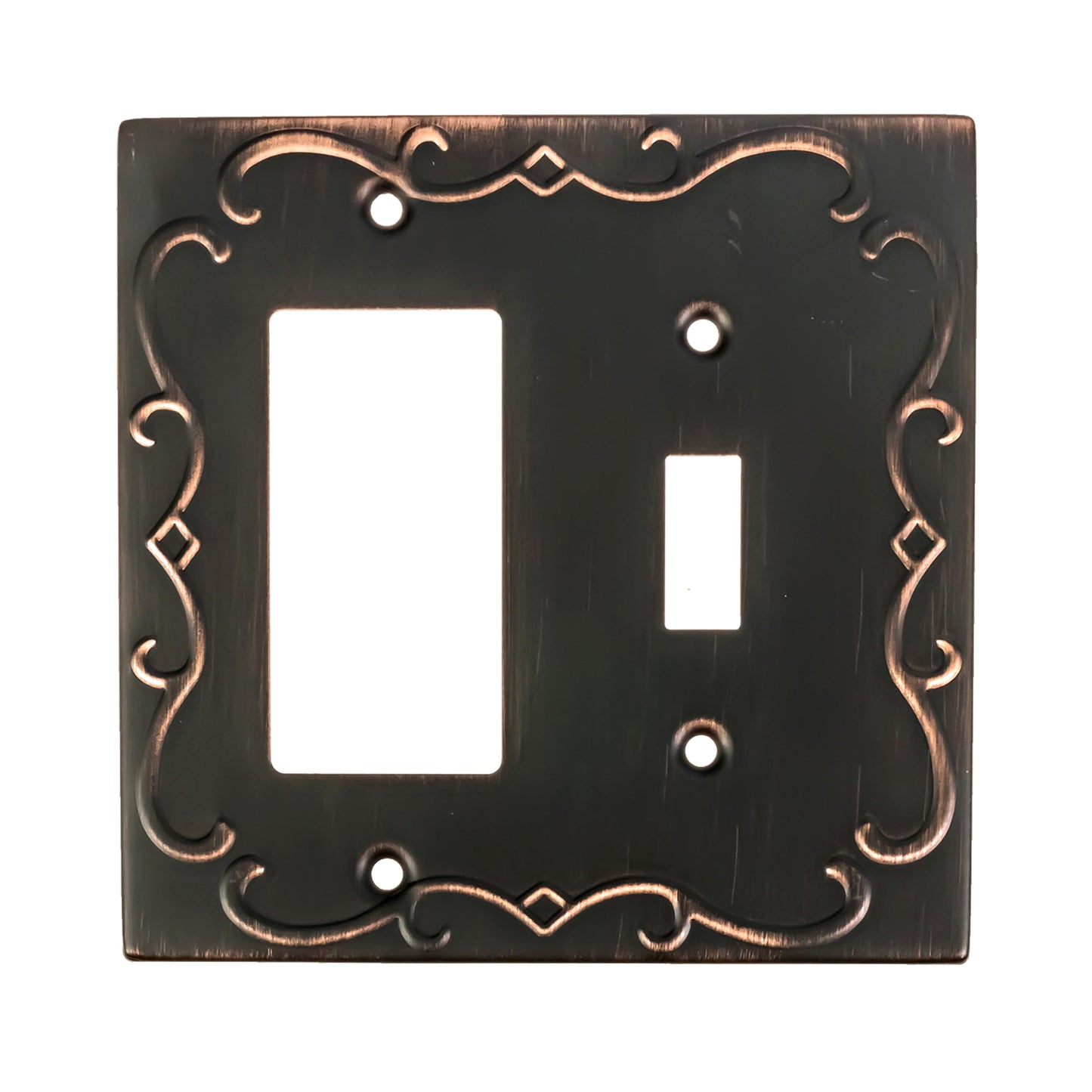 Regal Scrollwork Wall Plate Collection - Oil Rubbed Bronze
