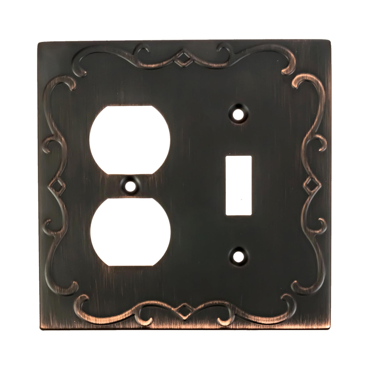 Regal Scrollwork Wall Plate Collection - Oil Rubbed Bronze