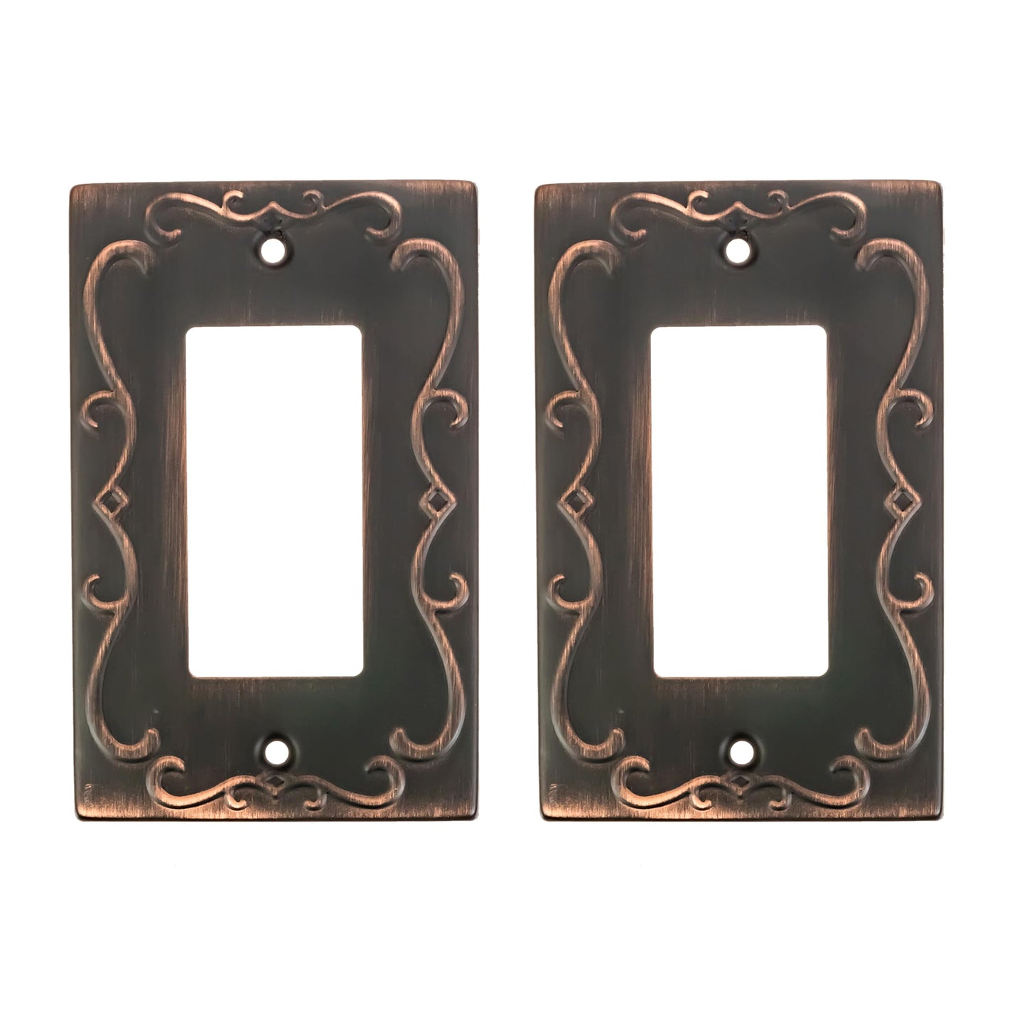 Regal Scrollwork Wall Plate Collection - Oil Rubbed Bronze