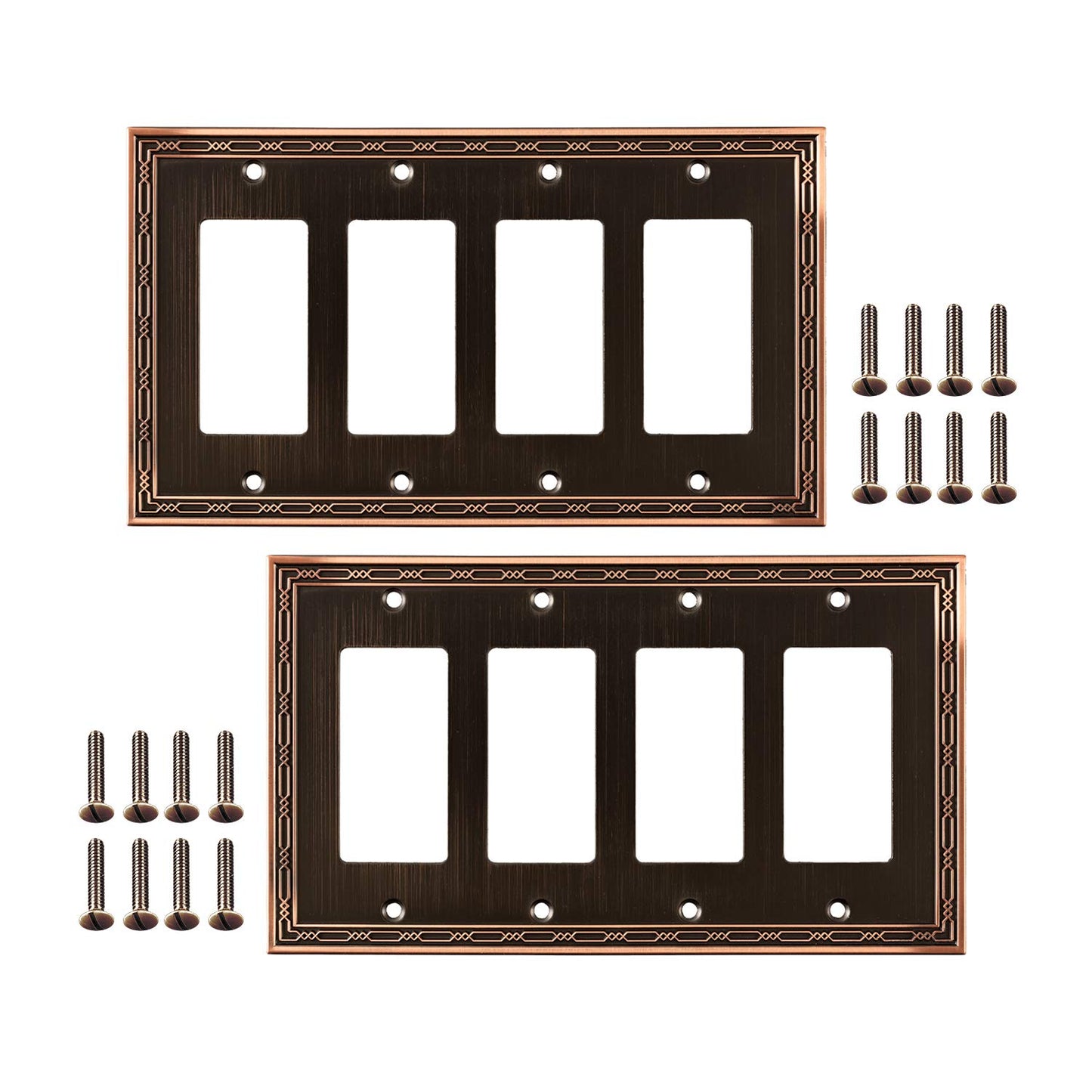 Victorian Elegance Wall Plate Collection - Oil Rubbed Bronze