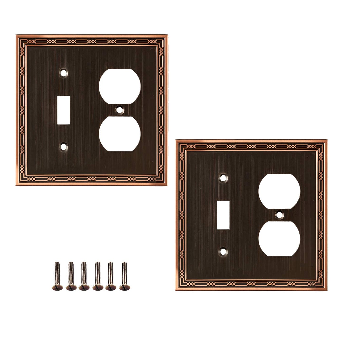 Victorian Elegance Wall Plate Collection - Oil Rubbed Bronze