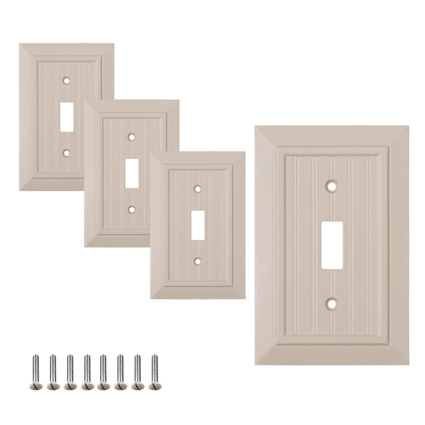 Beaded Elegance	Wall Plate Collection - Ivory