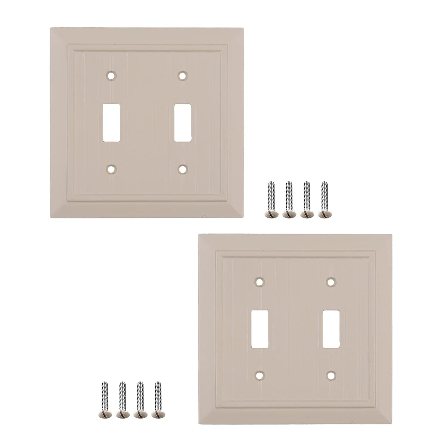Beaded Elegance	Wall Plate Collection - Ivory