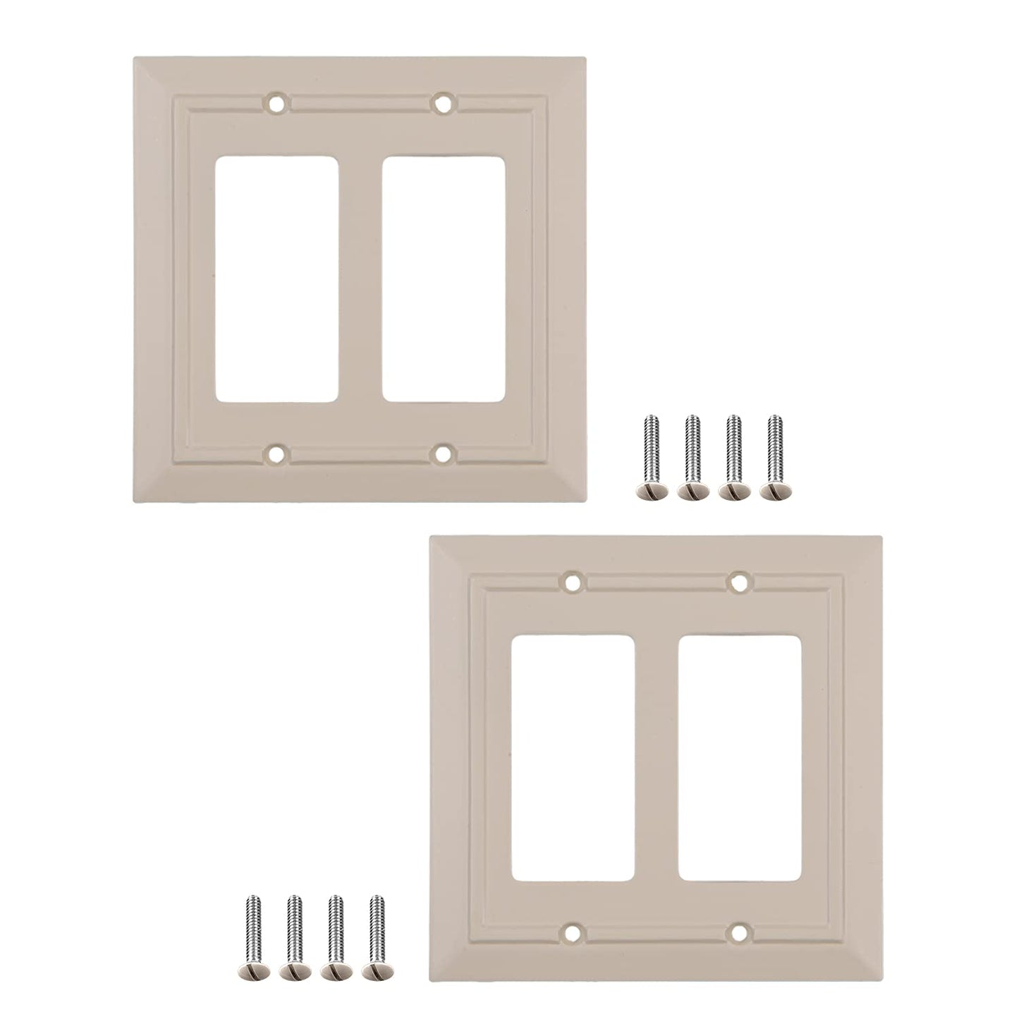Moderno Elegance Wall Plate Collection - Ivory