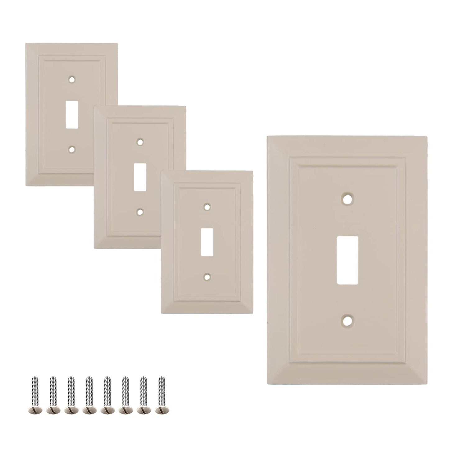Moderno Elegance Wall Plate Collection - Ivory