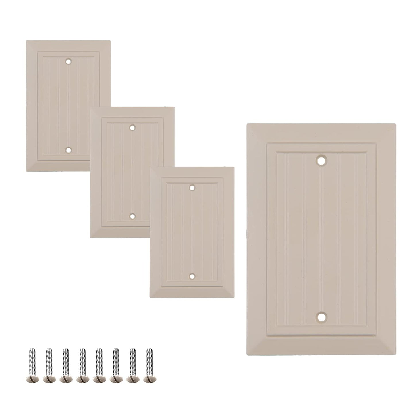 Beaded Elegance	Wall Plate Collection - Ivory