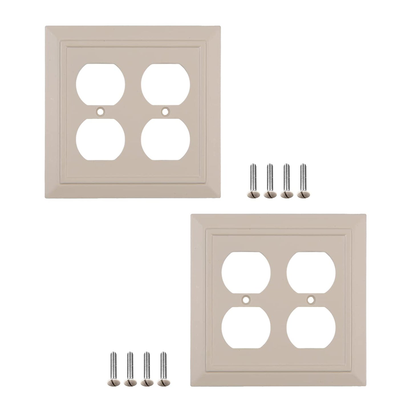 Moderno Elegance Wall Plate Collection - Ivory