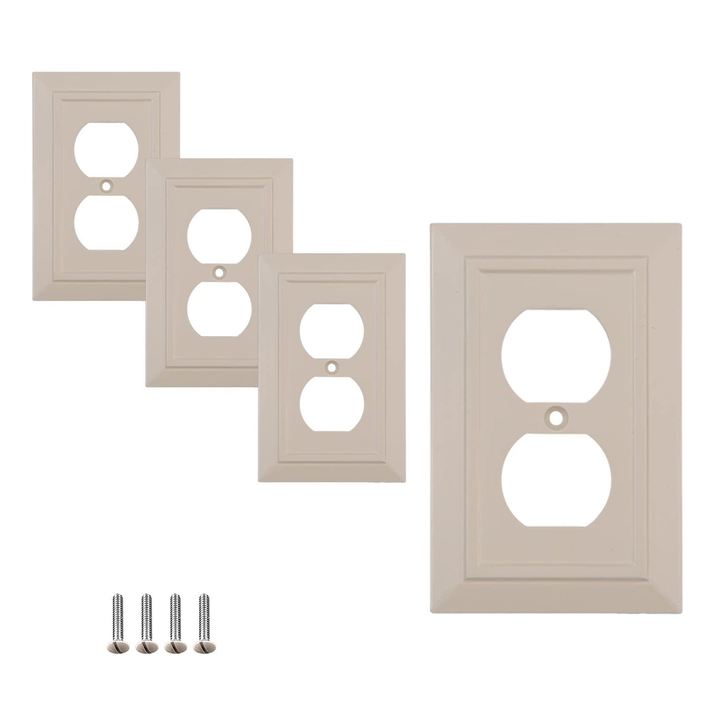Moderno Elegance Wall Plate Collection - Ivory