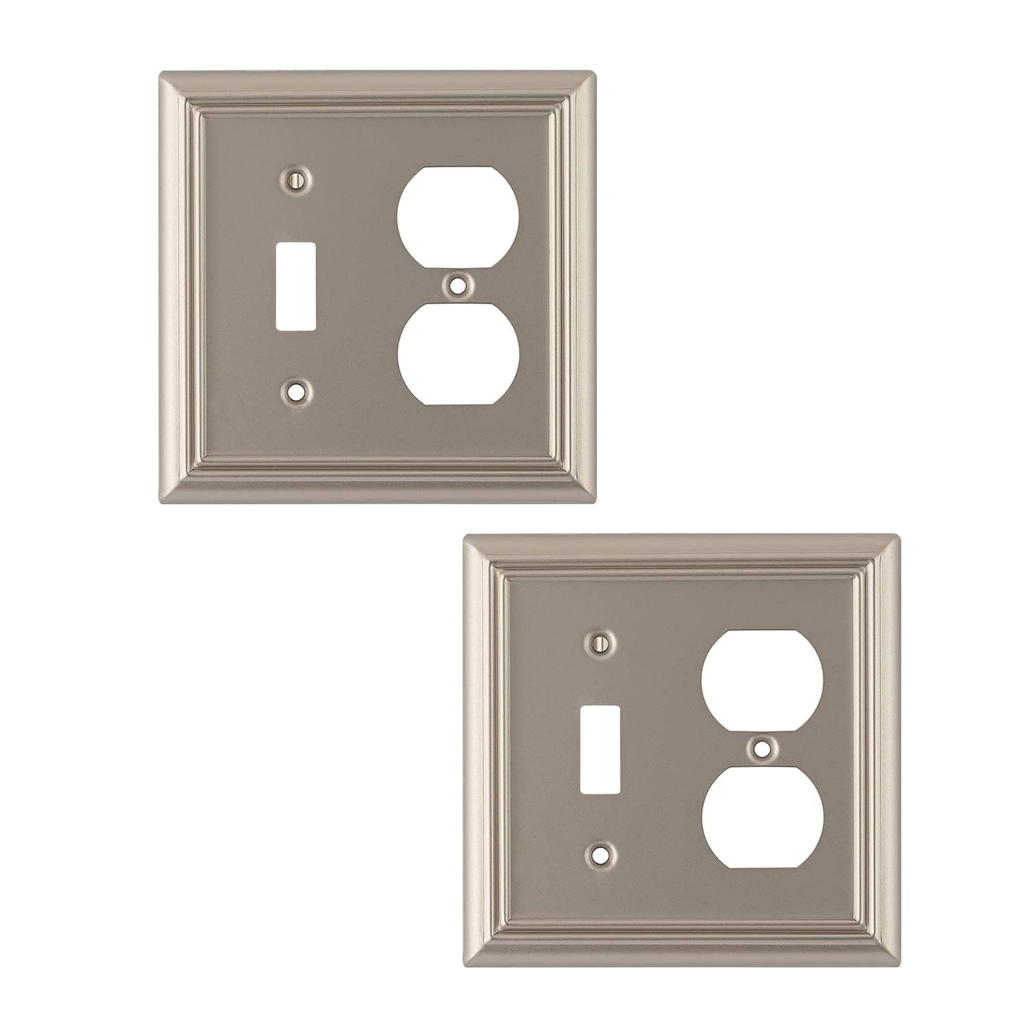 Luxe Essence Wall Plate Collection - Satin Nickel