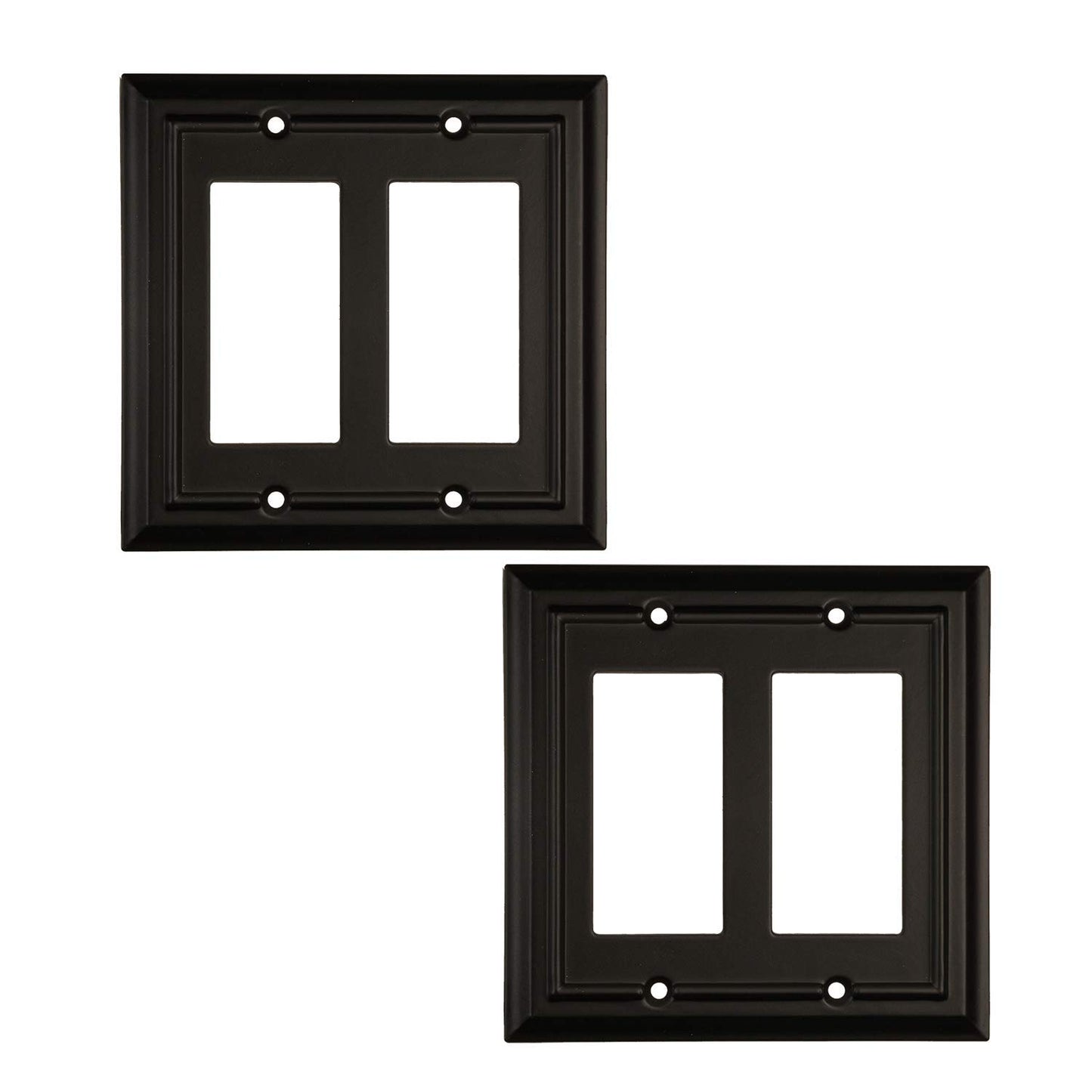 Moderno Elegance Wall Plate Collection - Black