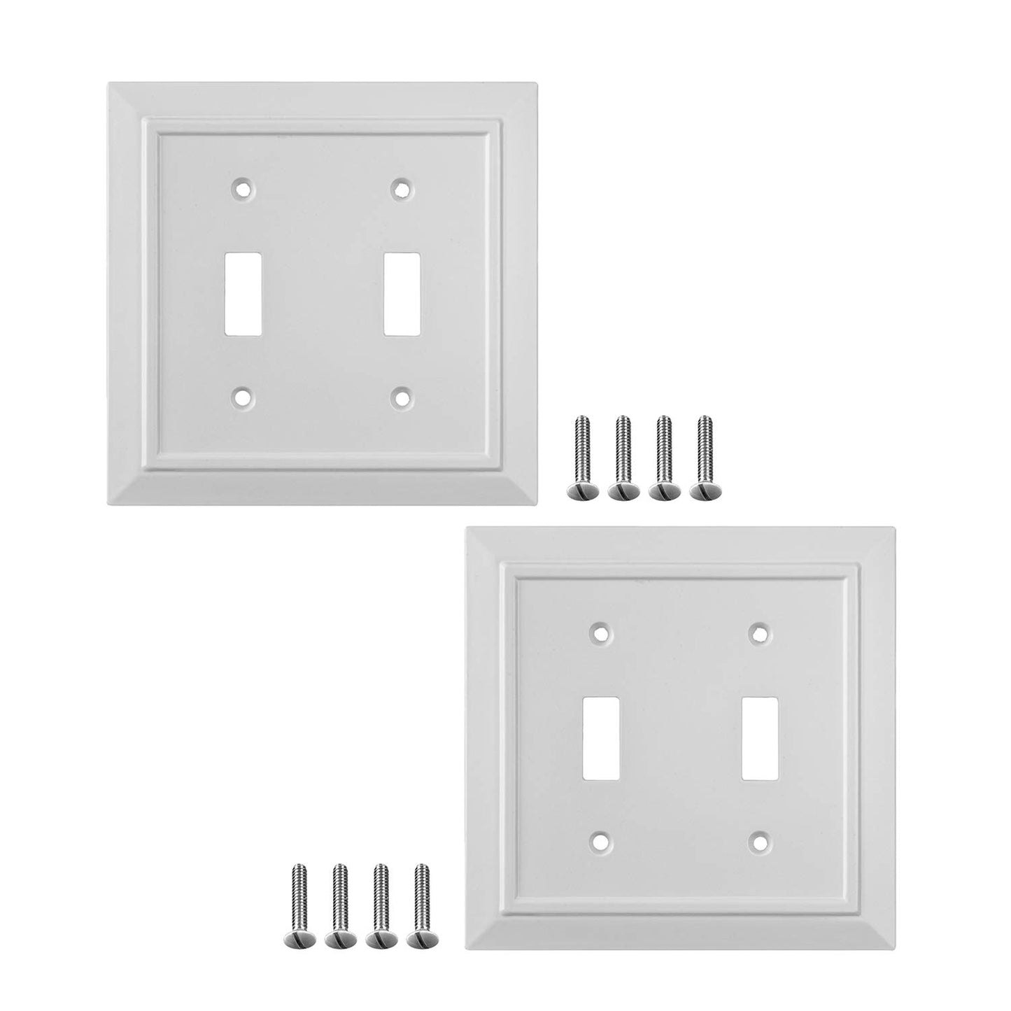 Moderno Elegance Wall Plate Collection - White