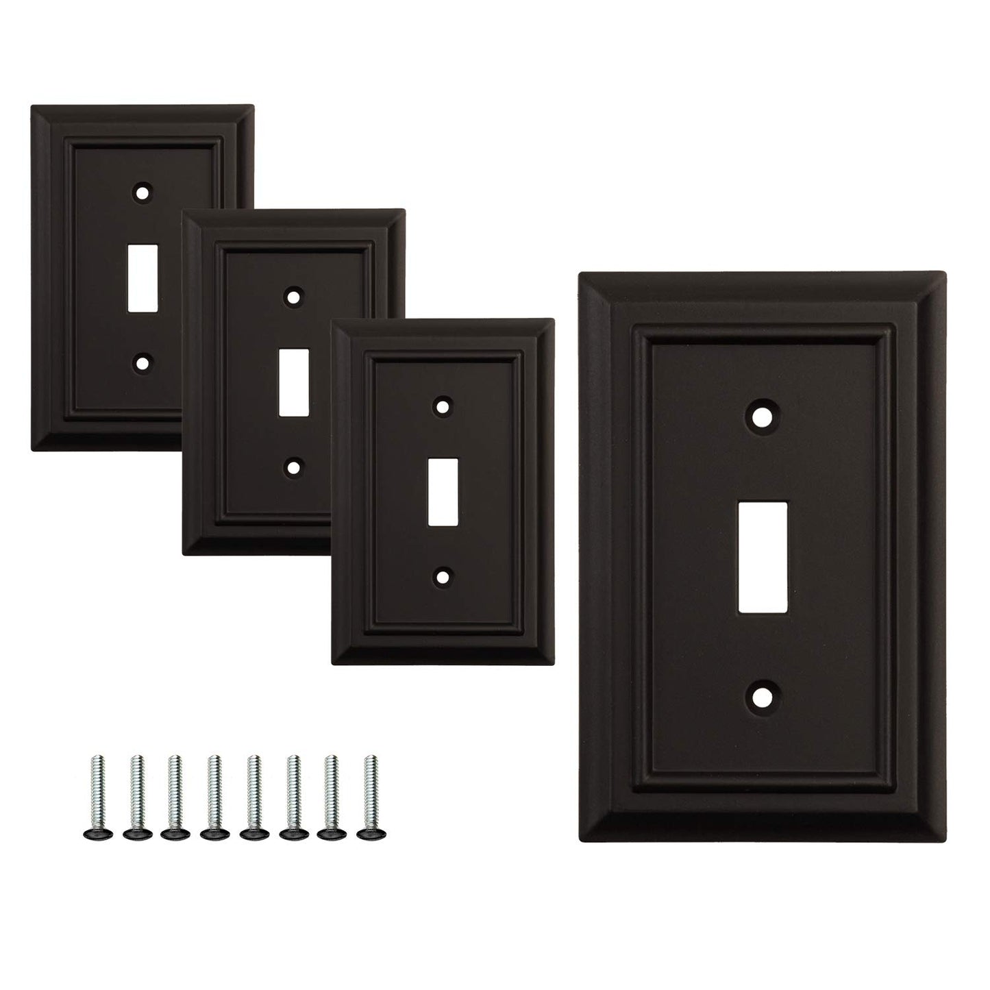 Moderno Elegance Wall Plate Collection - Black