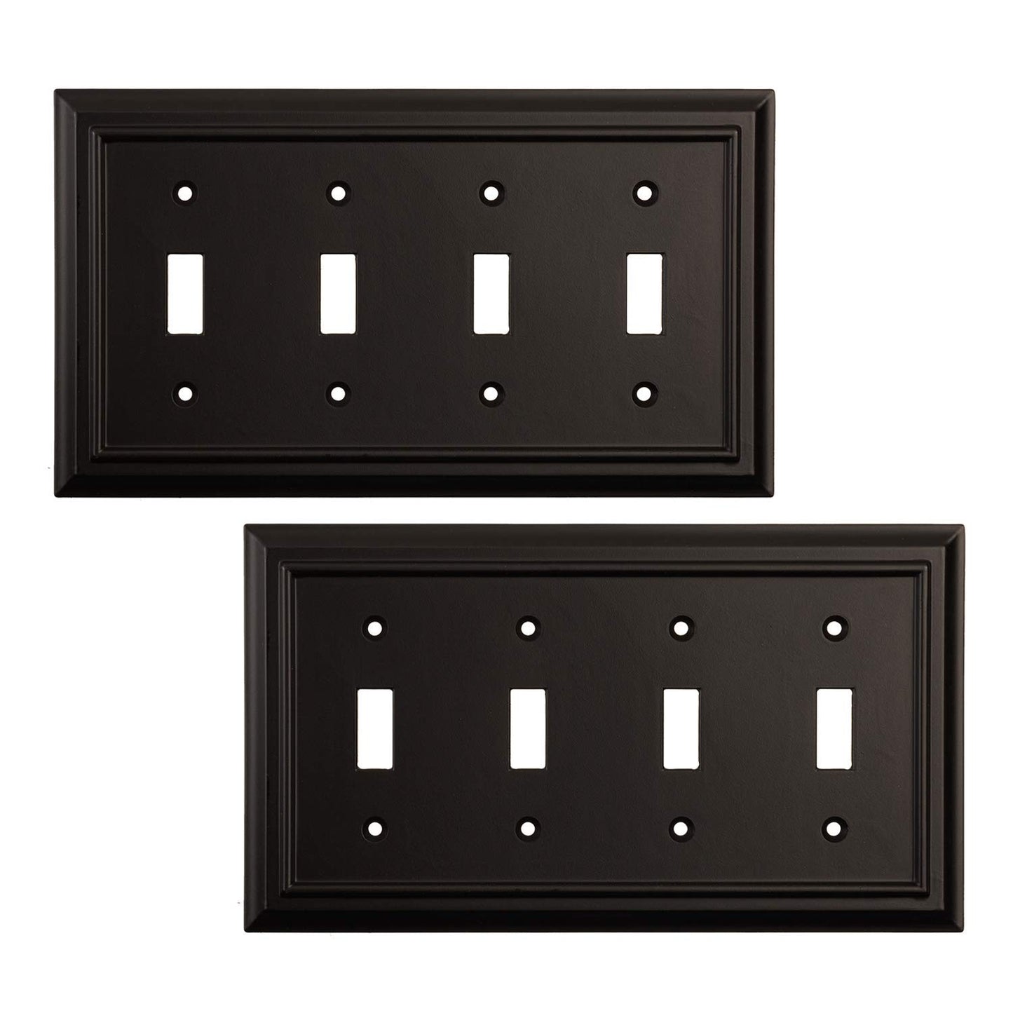 Moderno Elegance Wall Plate Collection - Black