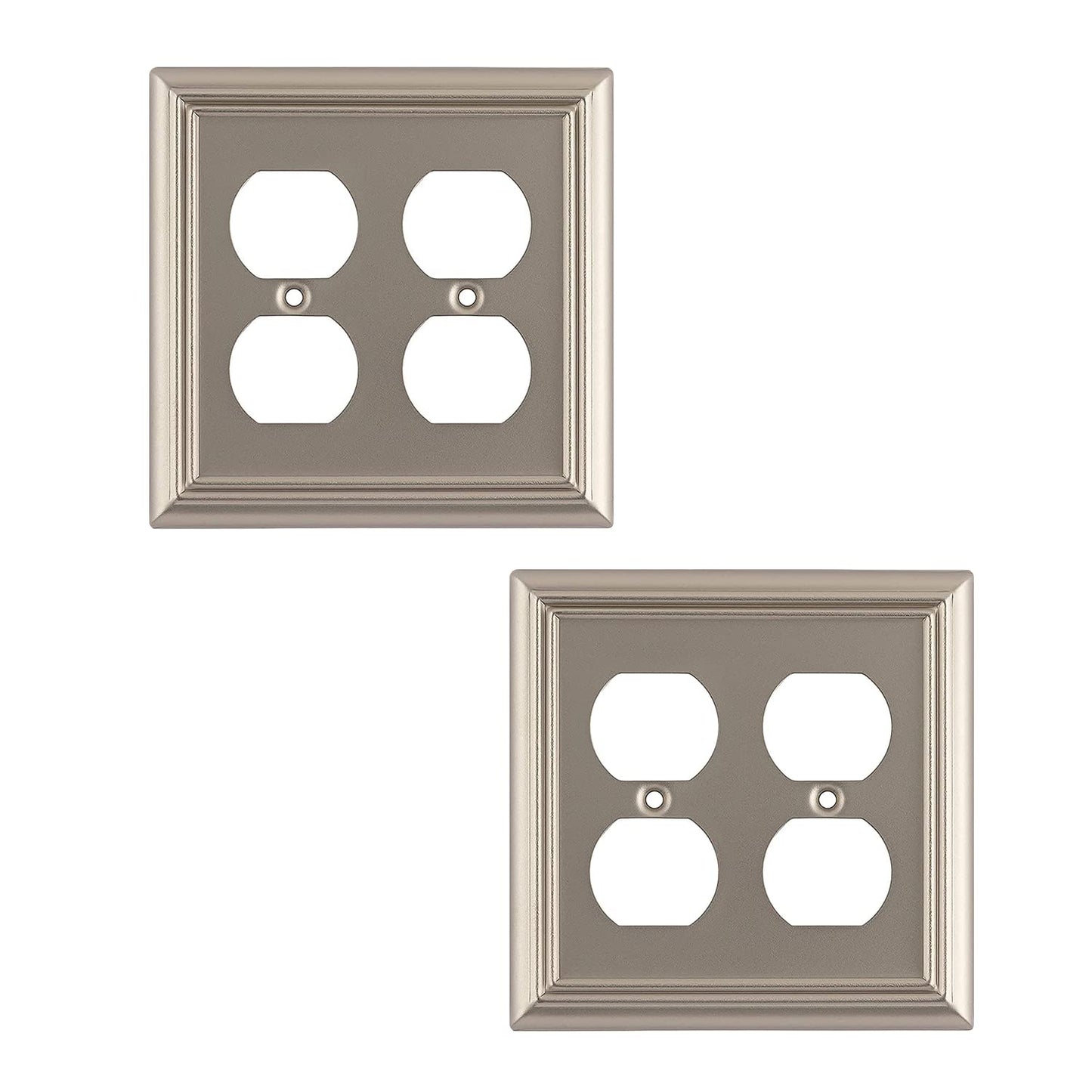 Luxe Essence Wall Plate Collection - Satin Nickel