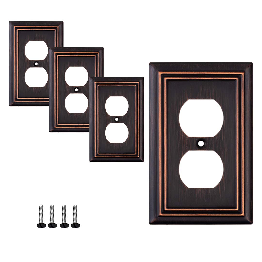 Luxe Essence Wall Plate Collection - Oil Rubbed Bronze