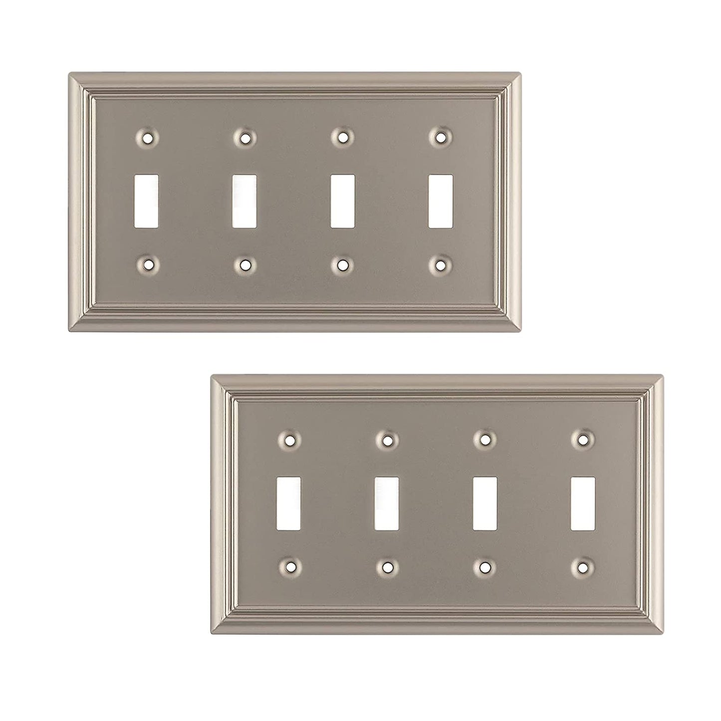 Luxe Essence Wall Plate Collection - Satin Nickel
