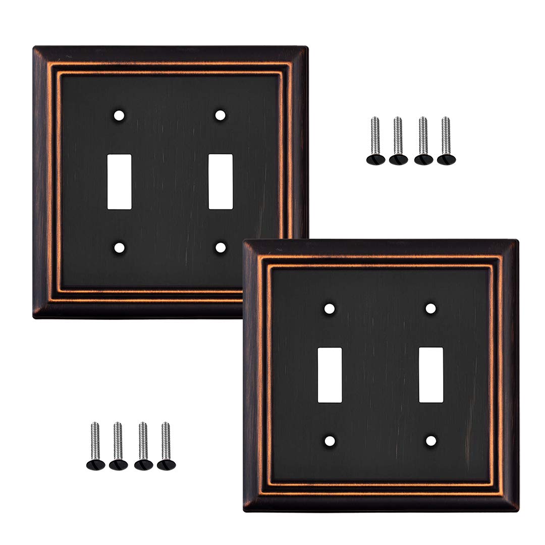 Luxe Essence Wall Plate Collection - Oil Rubbed Bronze