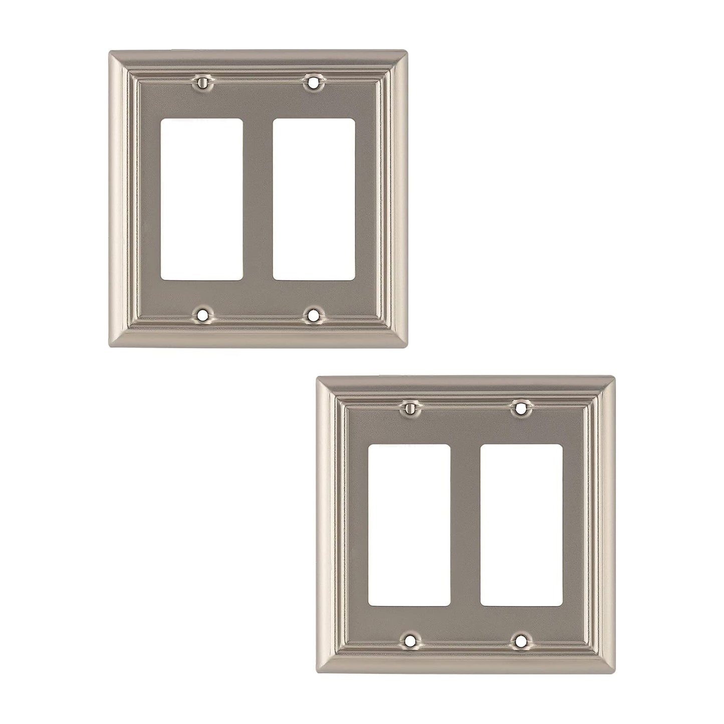 Luxe Essence Wall Plate Collection - Satin Nickel