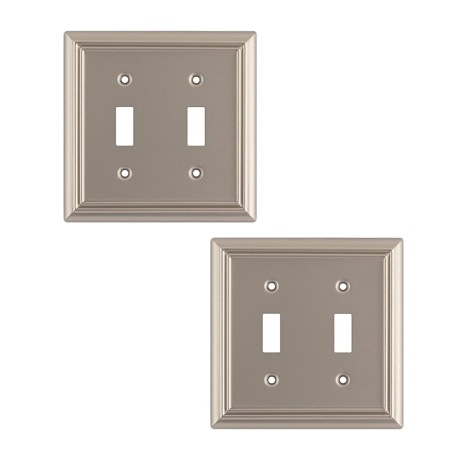Luxe Essence Wall Plate Collection - Satin Nickel