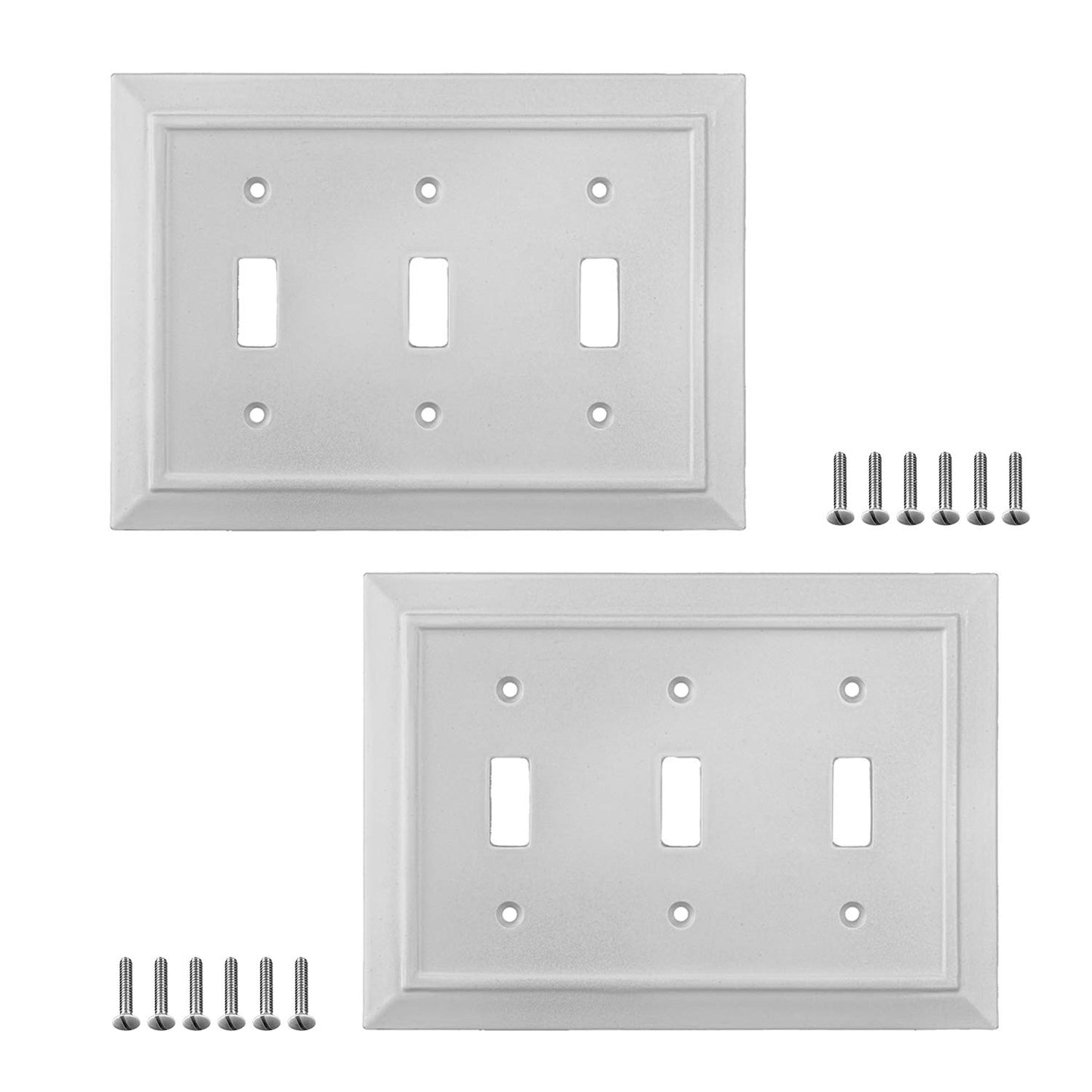 Moderno Elegance Wall Plate Collection - White