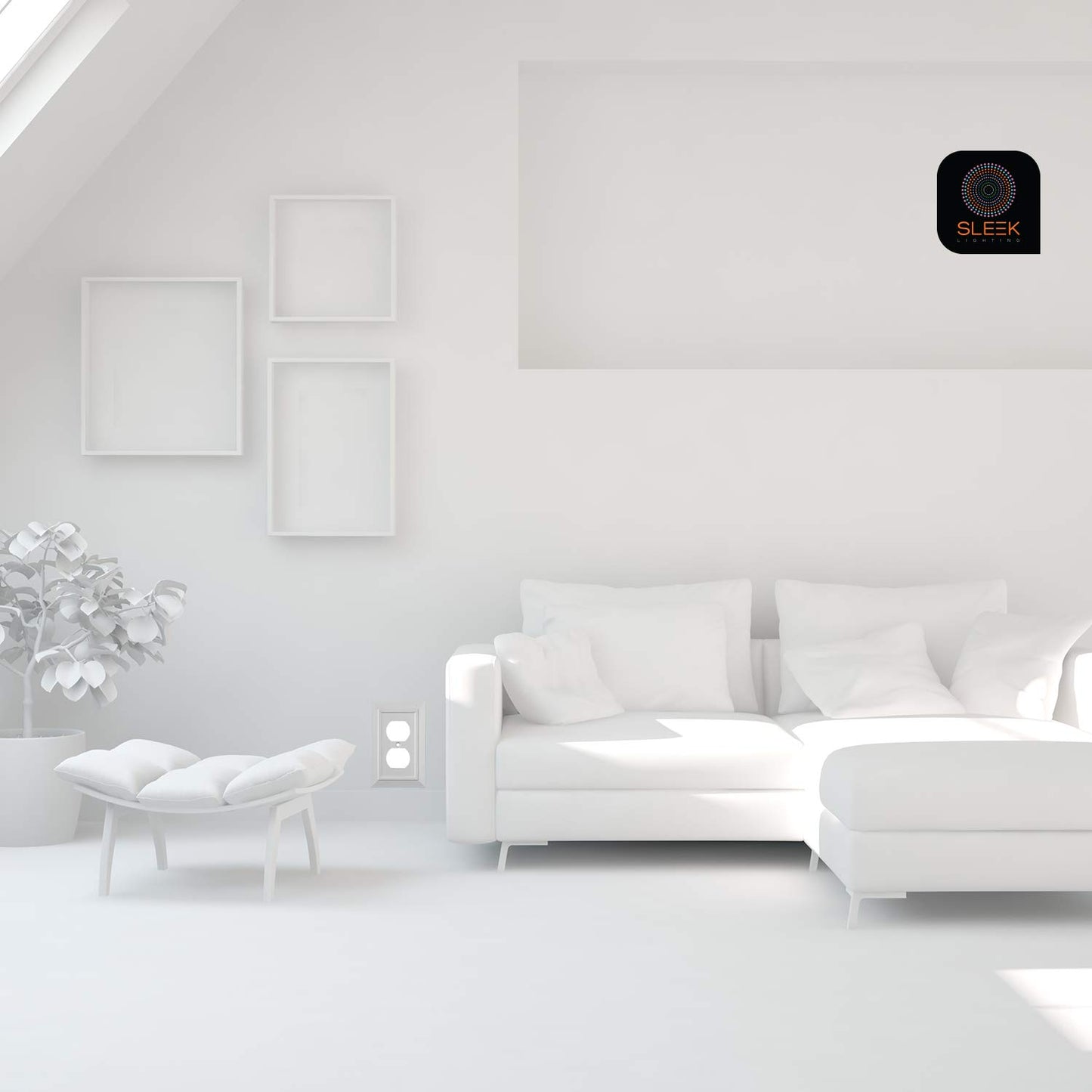 Moderno Elegance Wall Plate Collection - White