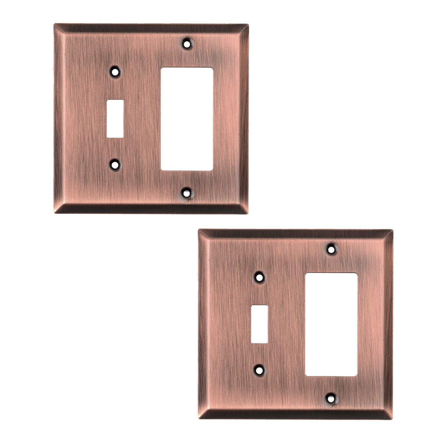 Sleek Canvas Elegance Wall plate collection - Copper