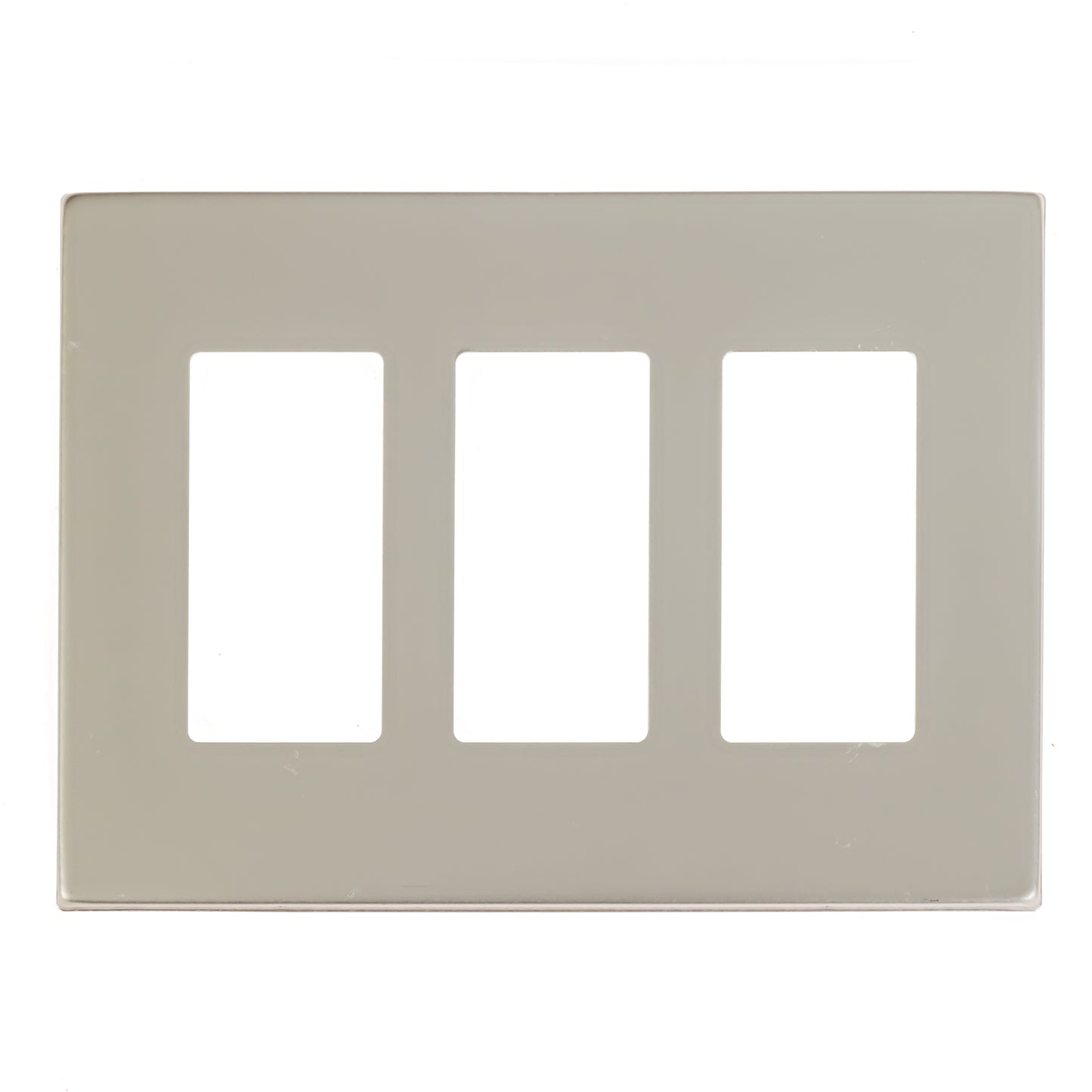 Seamless Elegance Screwless Wall Plate Collection - Satin Nickel