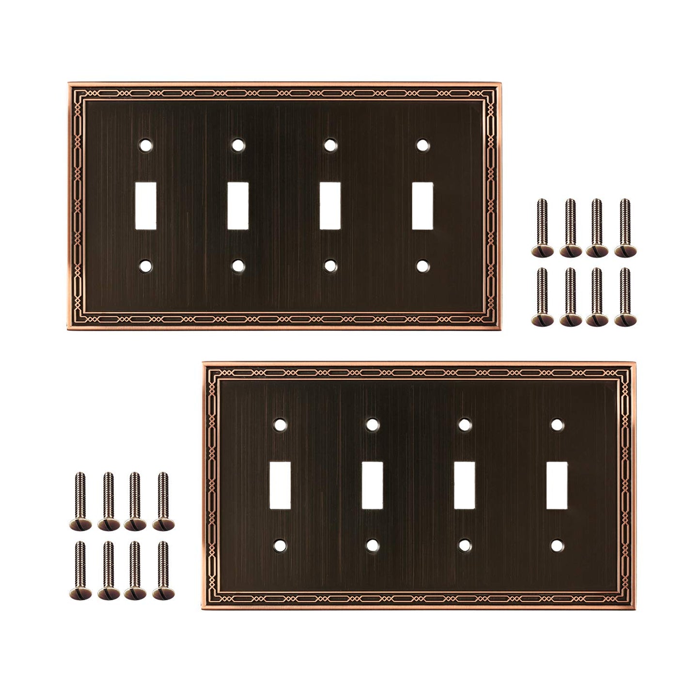 Victorian Elegance Wall Plate Collection - Oil Rubbed Bronze