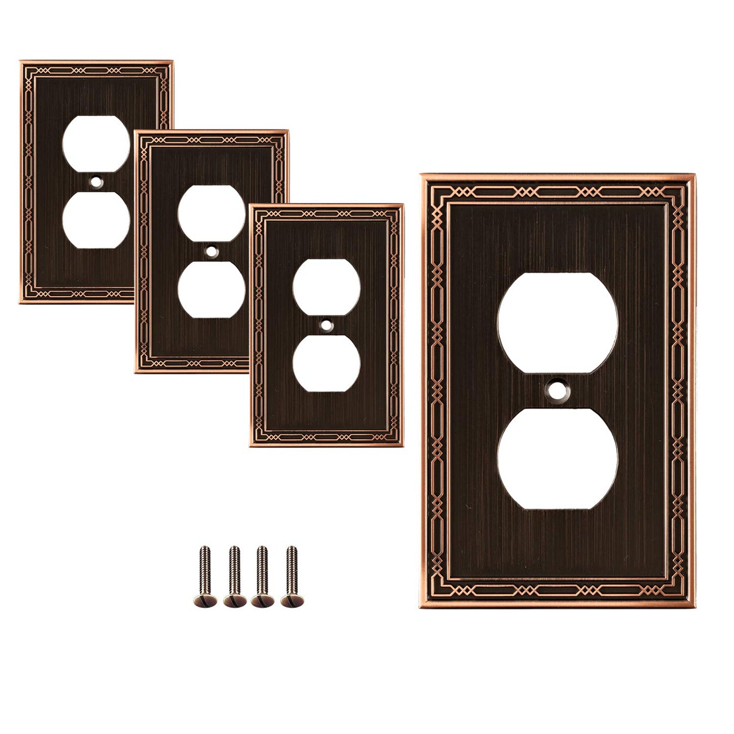 Victorian Elegance Wall Plate Collection - Oil Rubbed Bronze
