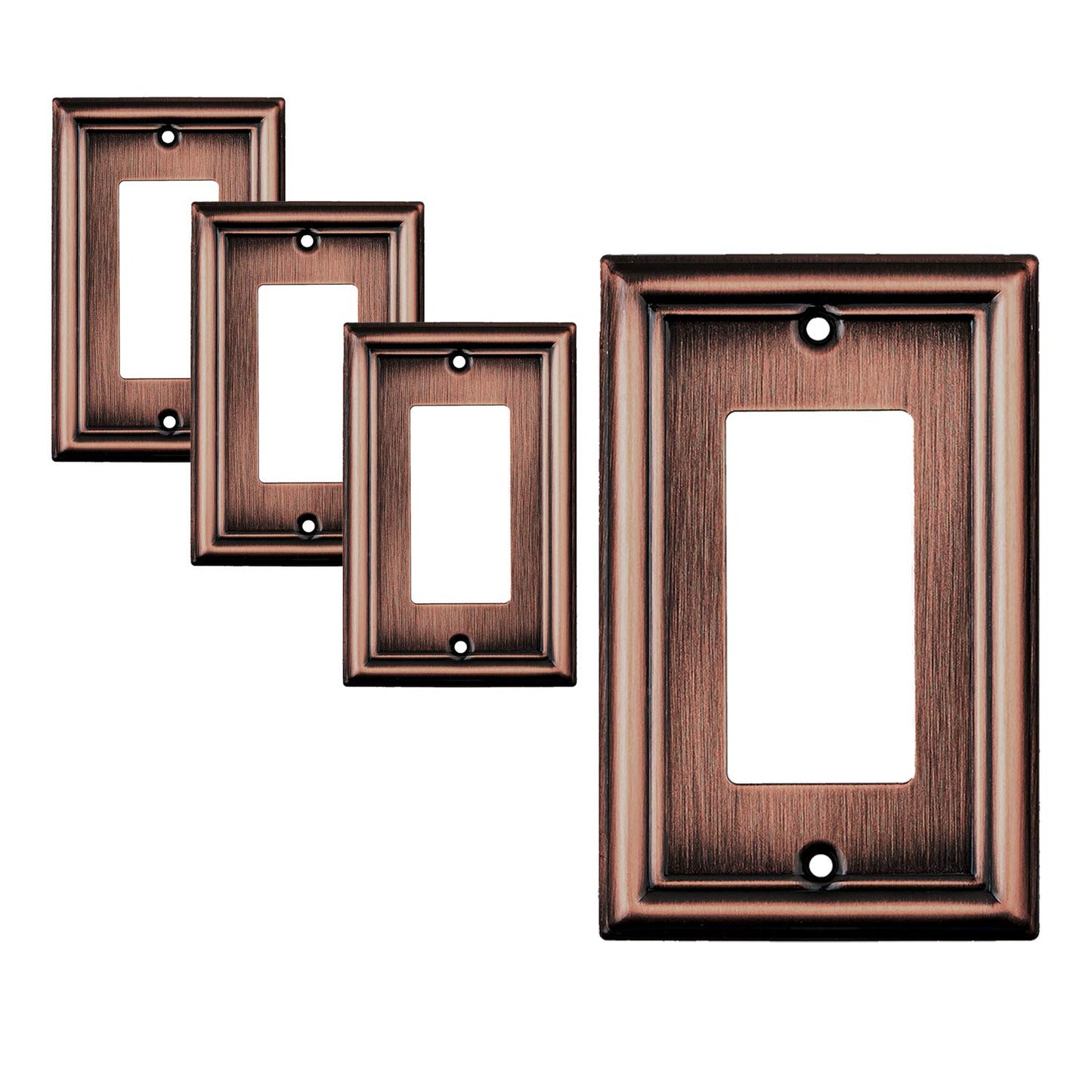 Luxe Essence Wall Plate Collection - Copper