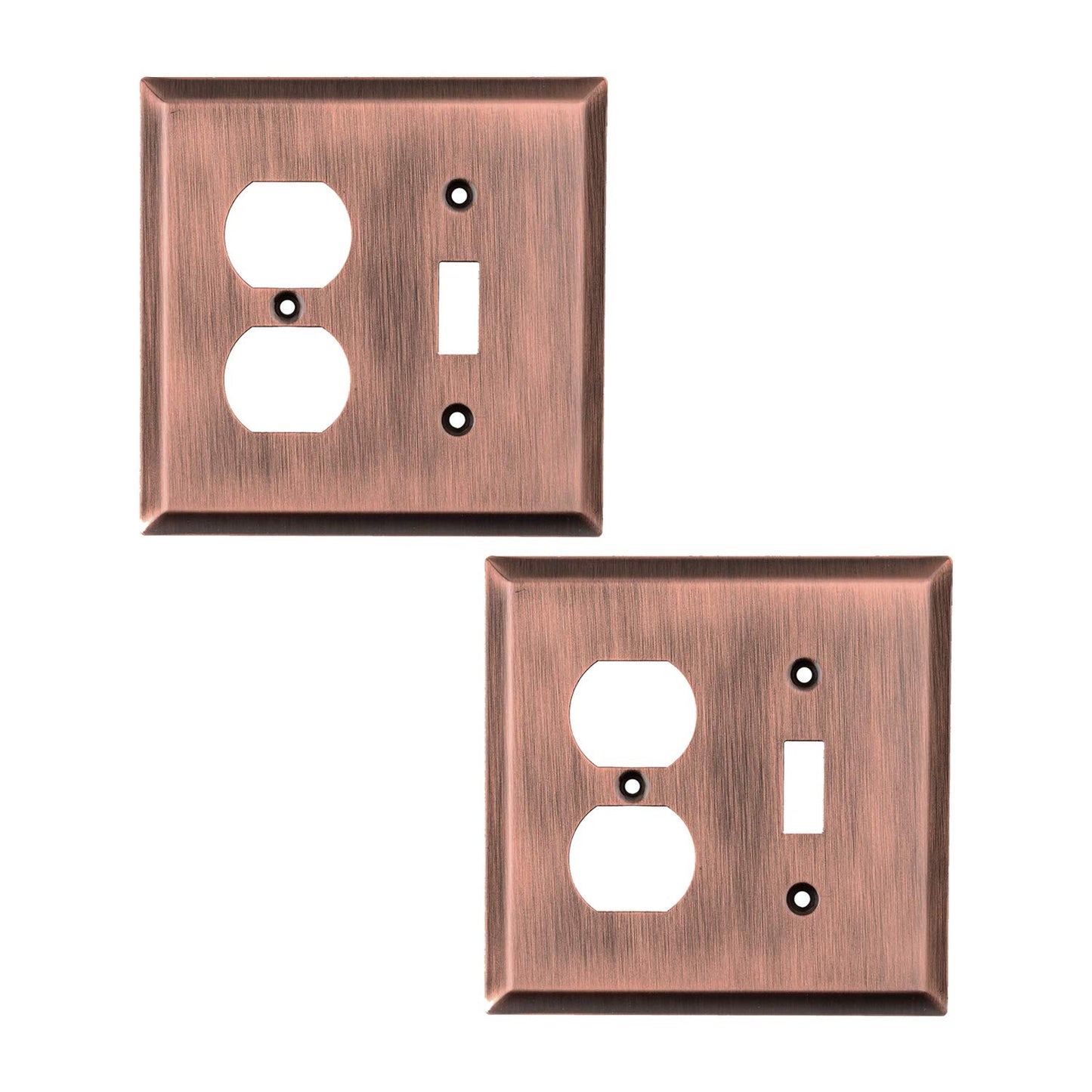 Sleek Canvas Elegance Wall plate collection - Copper