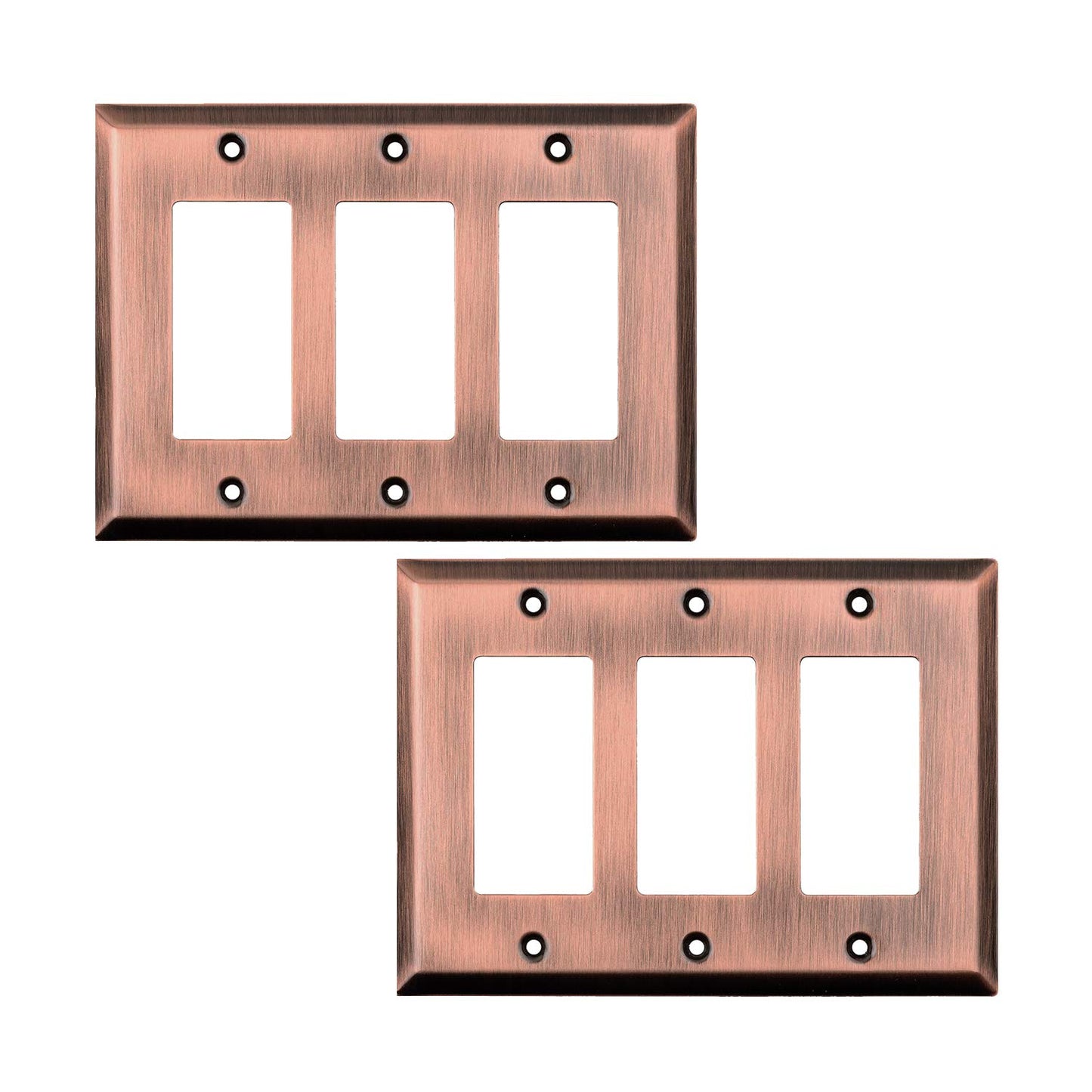 Sleek Canvas Elegance Wall plate collection - Copper
