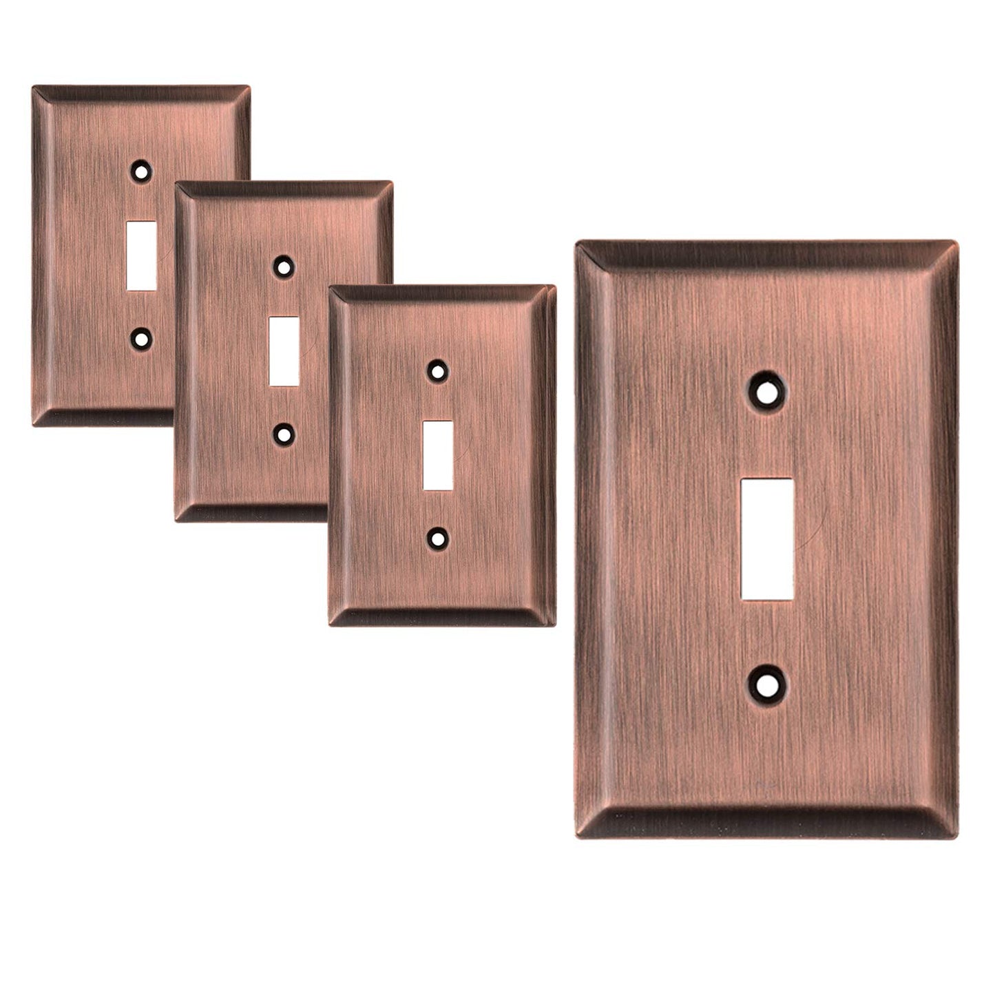Sleek Canvas Elegance Wall plate collection - Copper