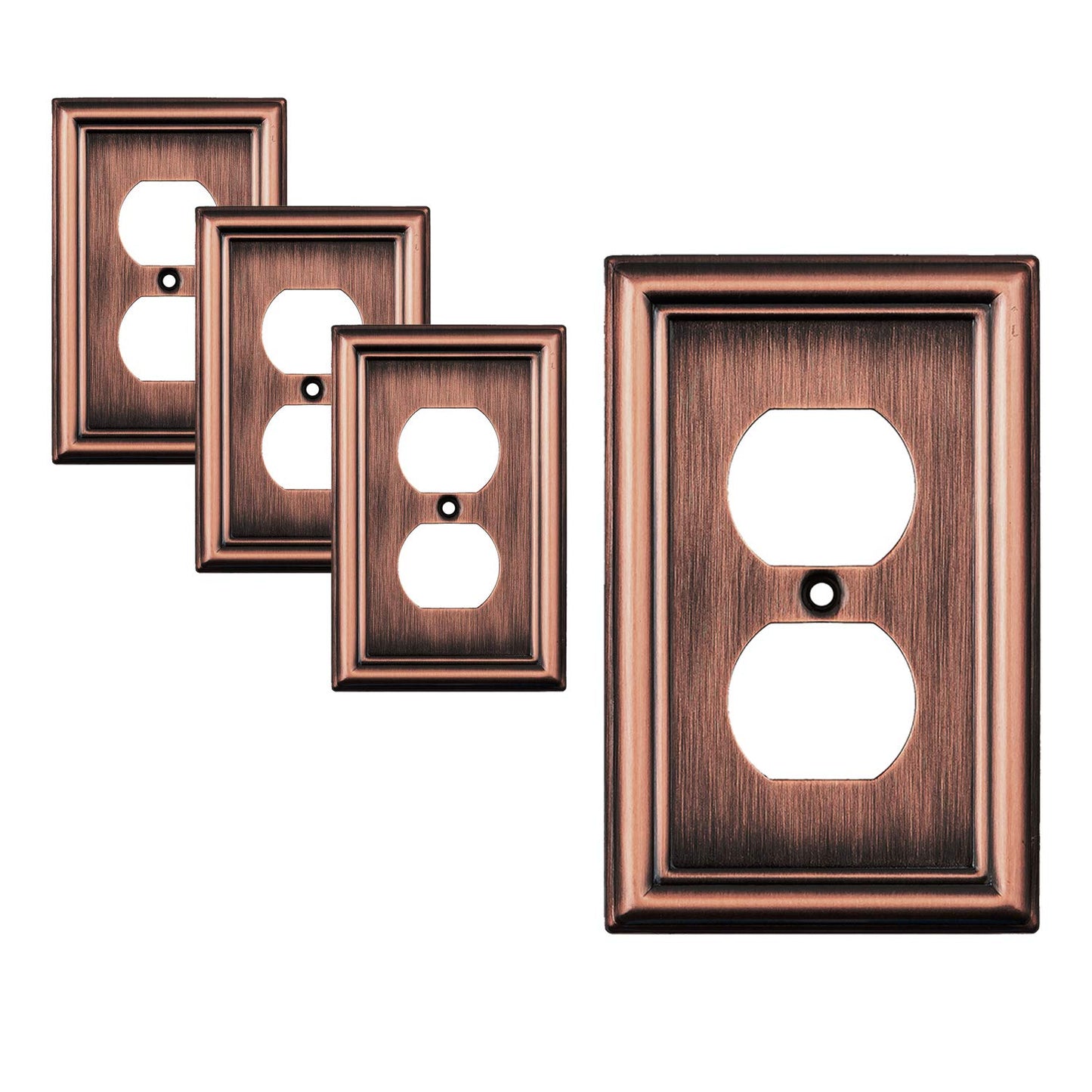 Luxe Essence Wall Plate Collection - Copper