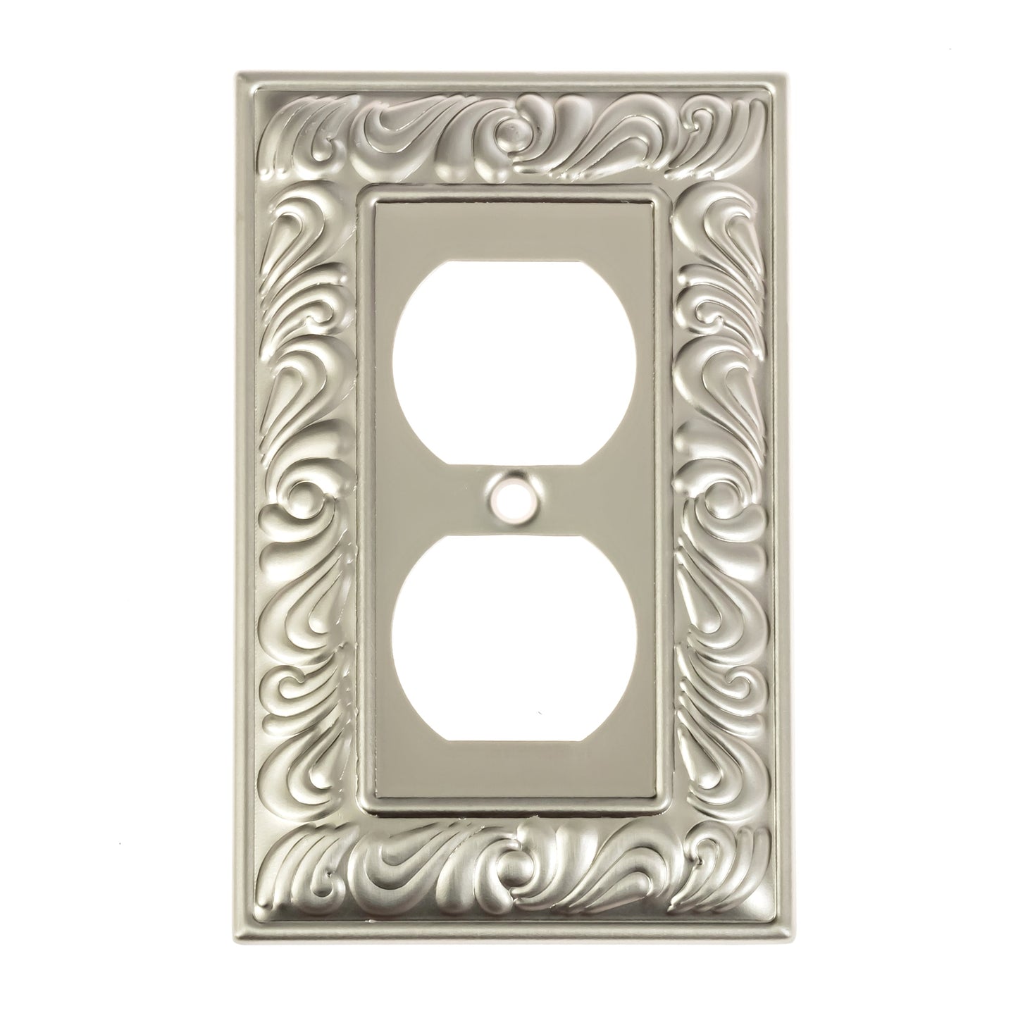 Baroque Brilliance Wall Plate Collection - Satin Nickel